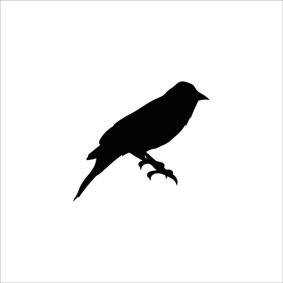 Bird silhouette stock vector illustration