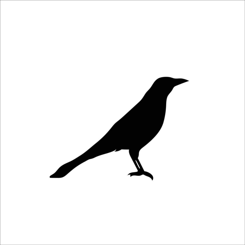 Bird silhouette stock vector illustration