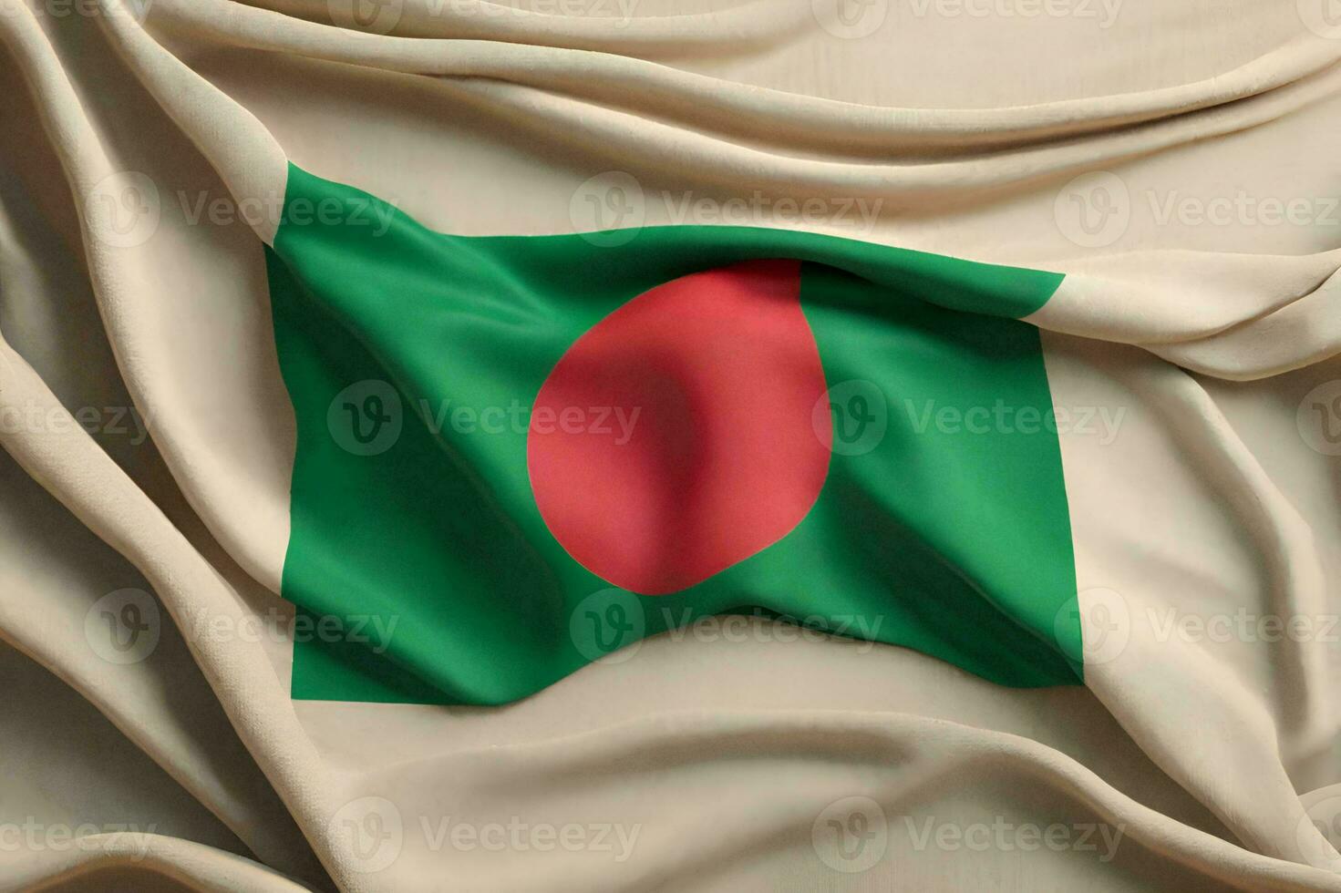 AI generated Bangladesh Victory Day Commemorating 16 December with a Striking Illustration Featuring the National Flag in Regal Red and Lush Green Colors photo