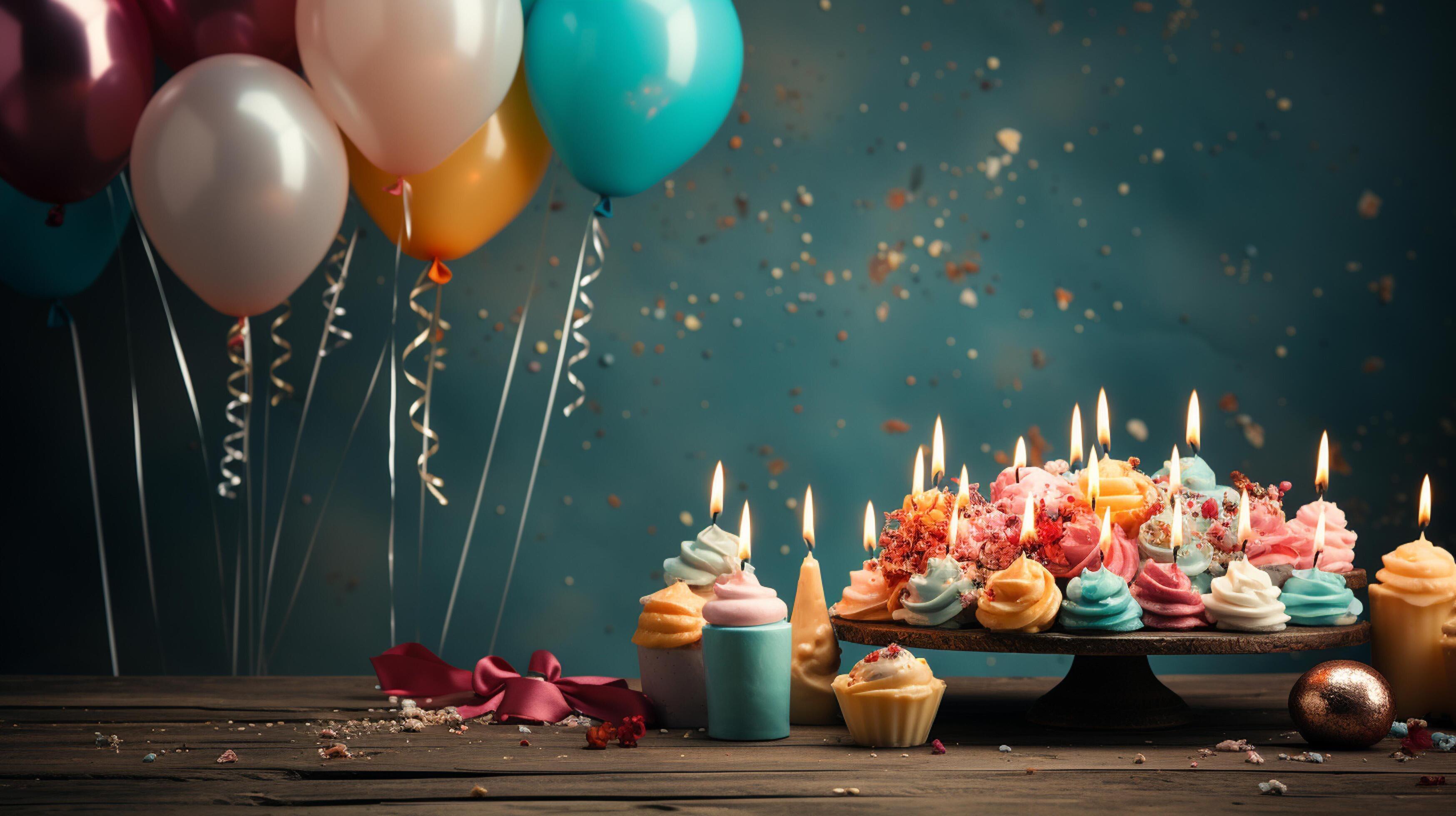 AI generated Happy birthday background 35541322 Stock Photo at Vecteezy