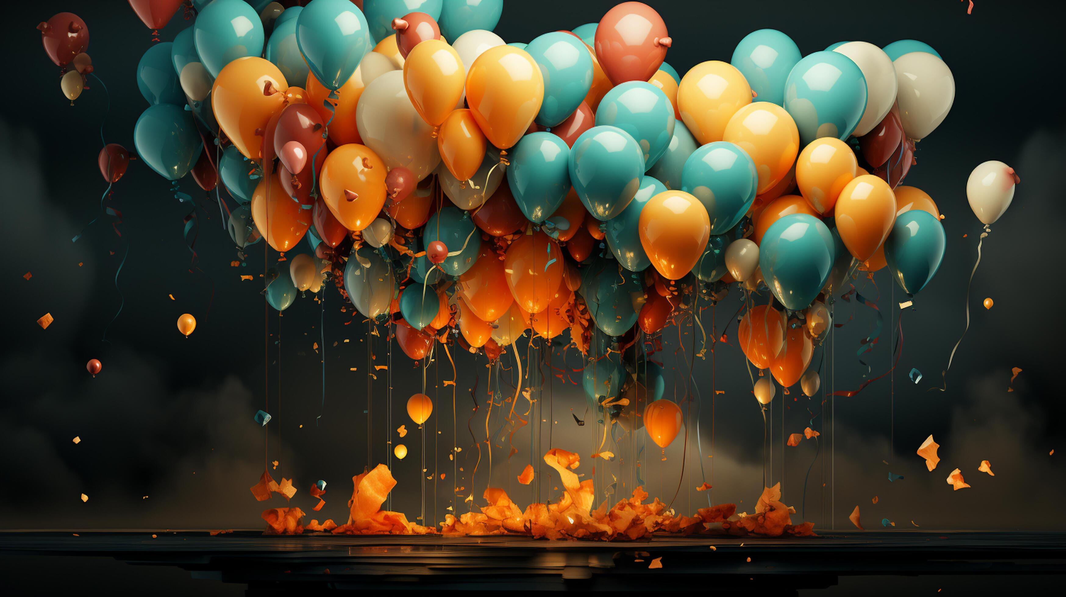 AI generated Happy birthday background 35541349 Stock Photo at Vecteezy