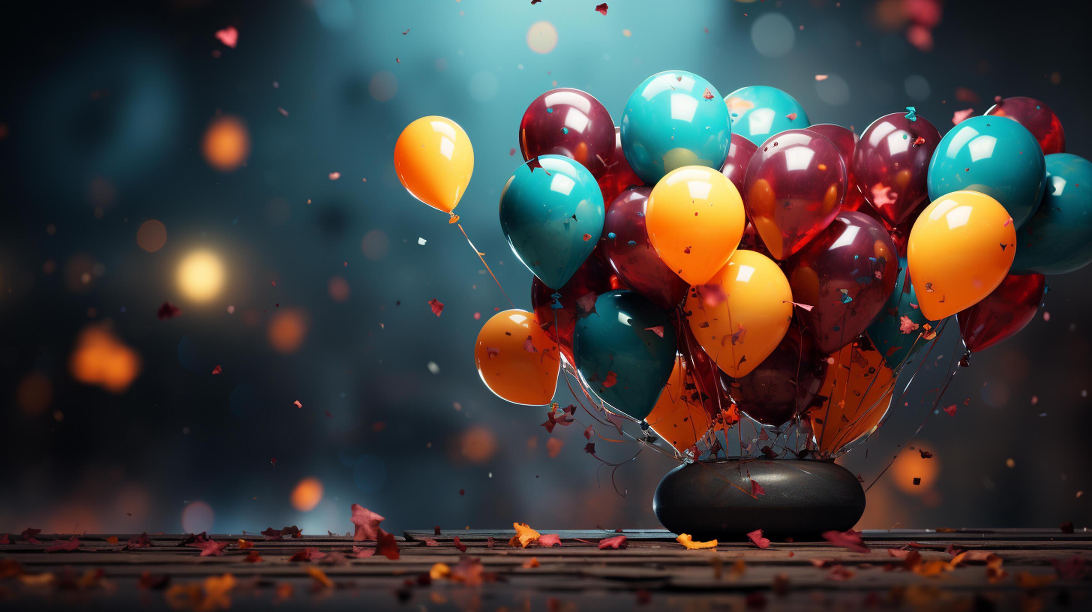 AI generated Happy birthday background 35541380 Stock Photo at Vecteezy