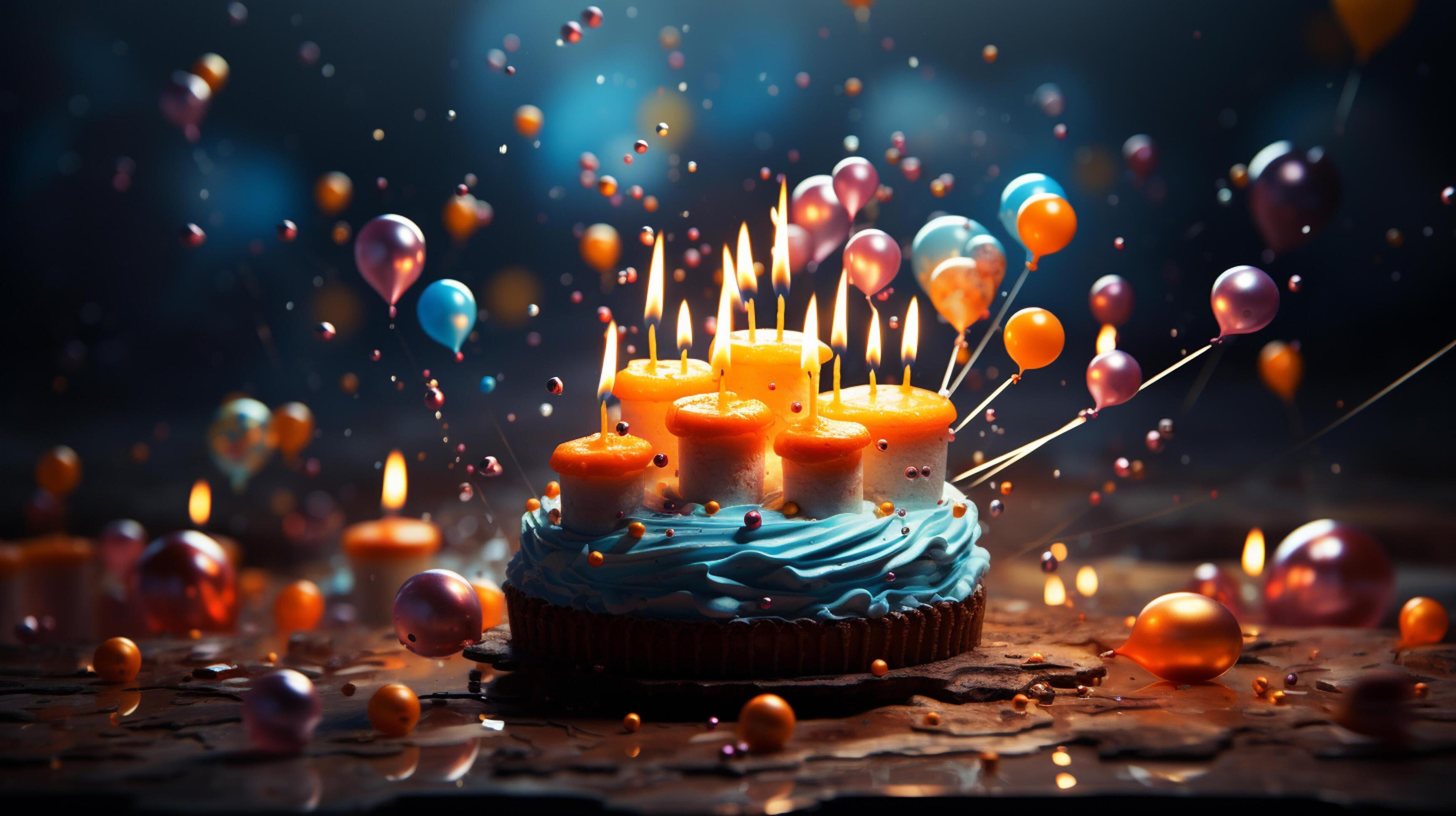 AI generated Happy birthday background 35541451 Stock Photo at Vecteezy