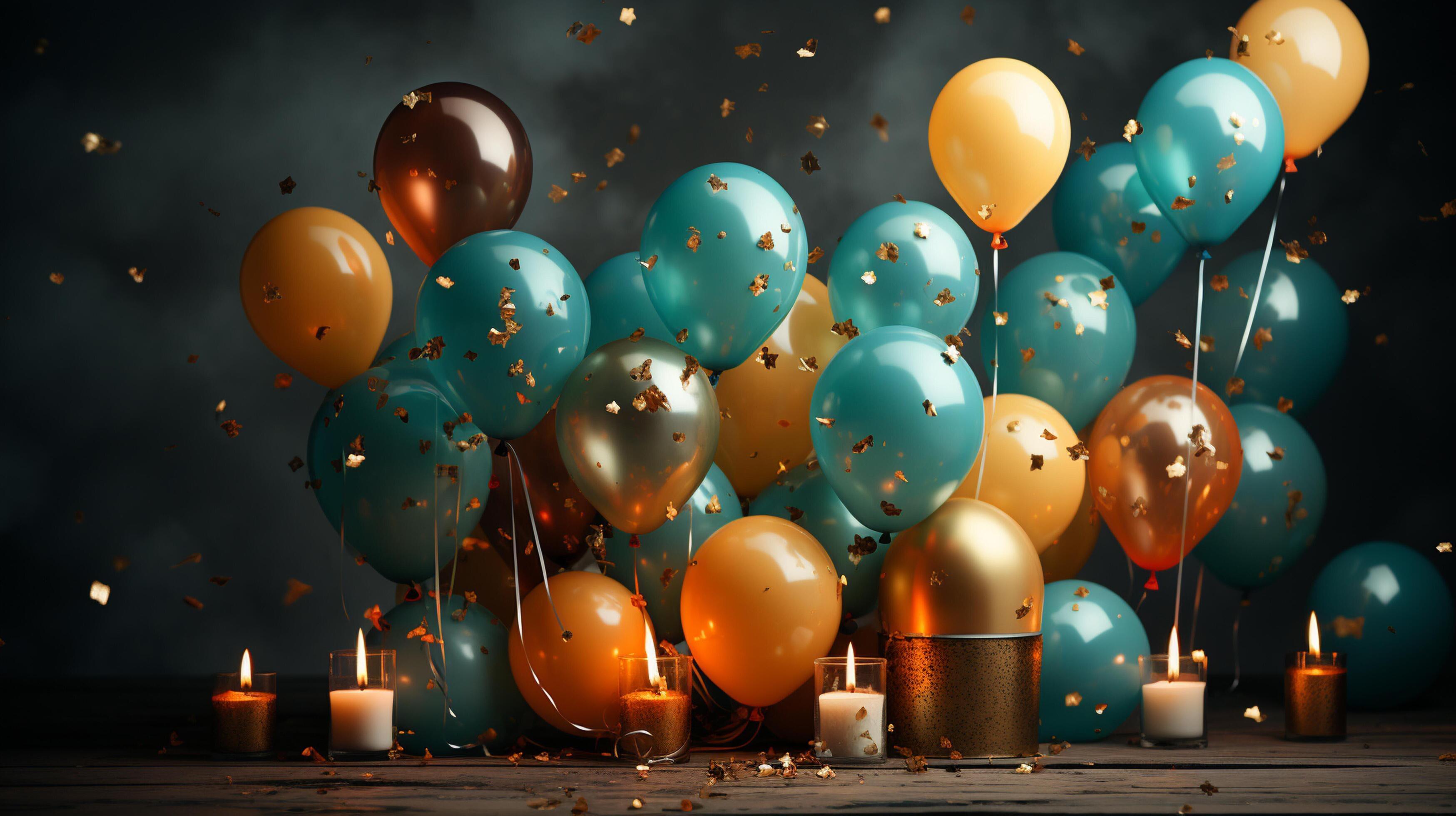 AI generated Happy birthday background 35541515 Stock Photo at Vecteezy