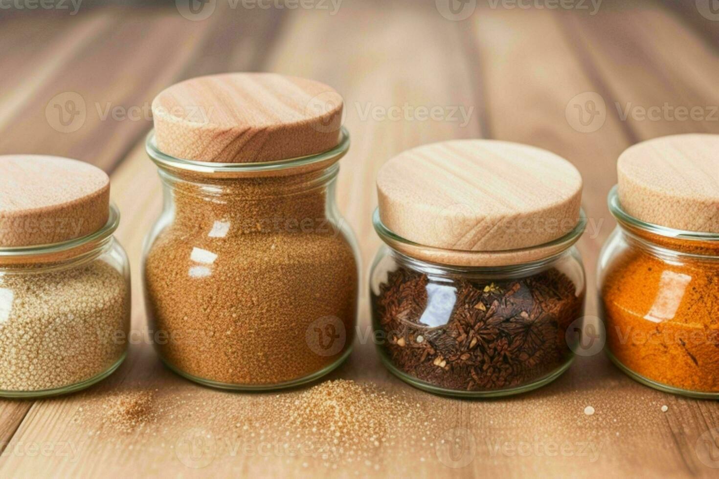 AI generated Spices in a jar. Pro Photo