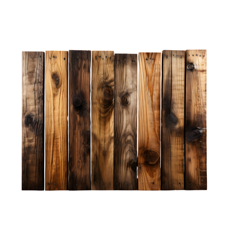 AI generated Natural Wood Textured Planks for Decor png