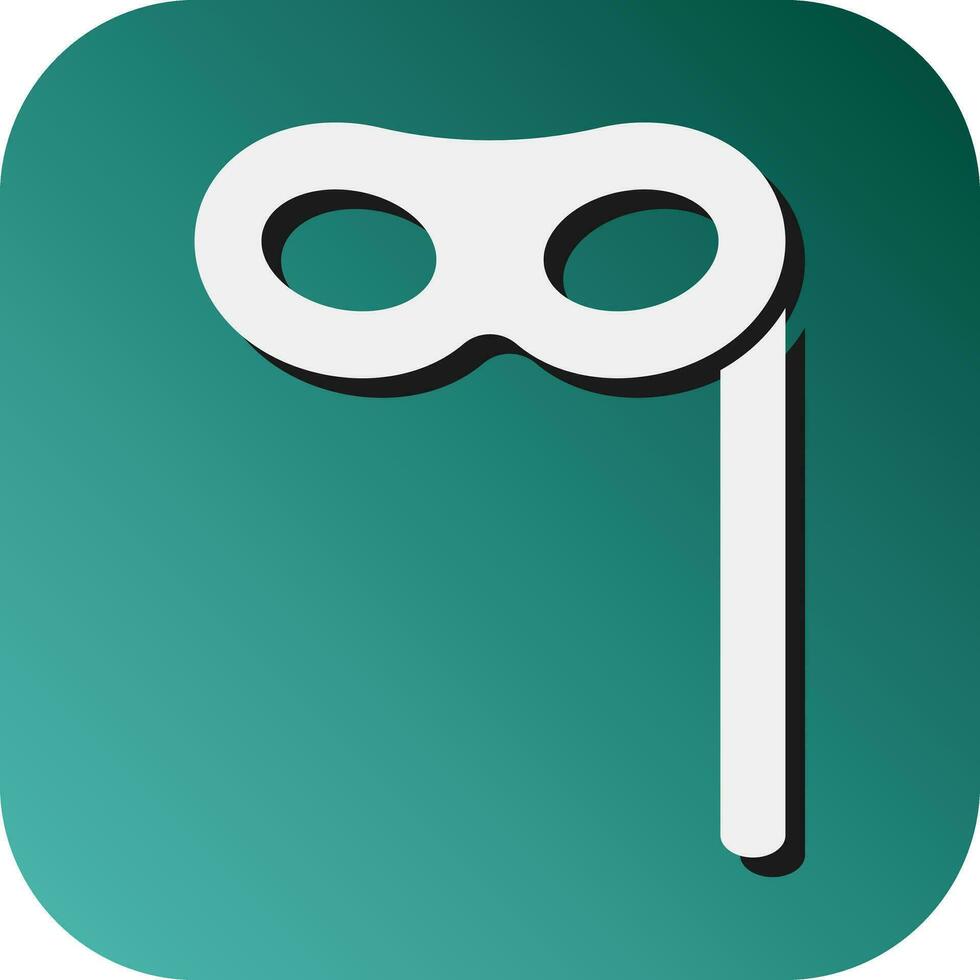 Eye mask Vector Glyph Gradient Background Icon For Personal And Commercial Use.
