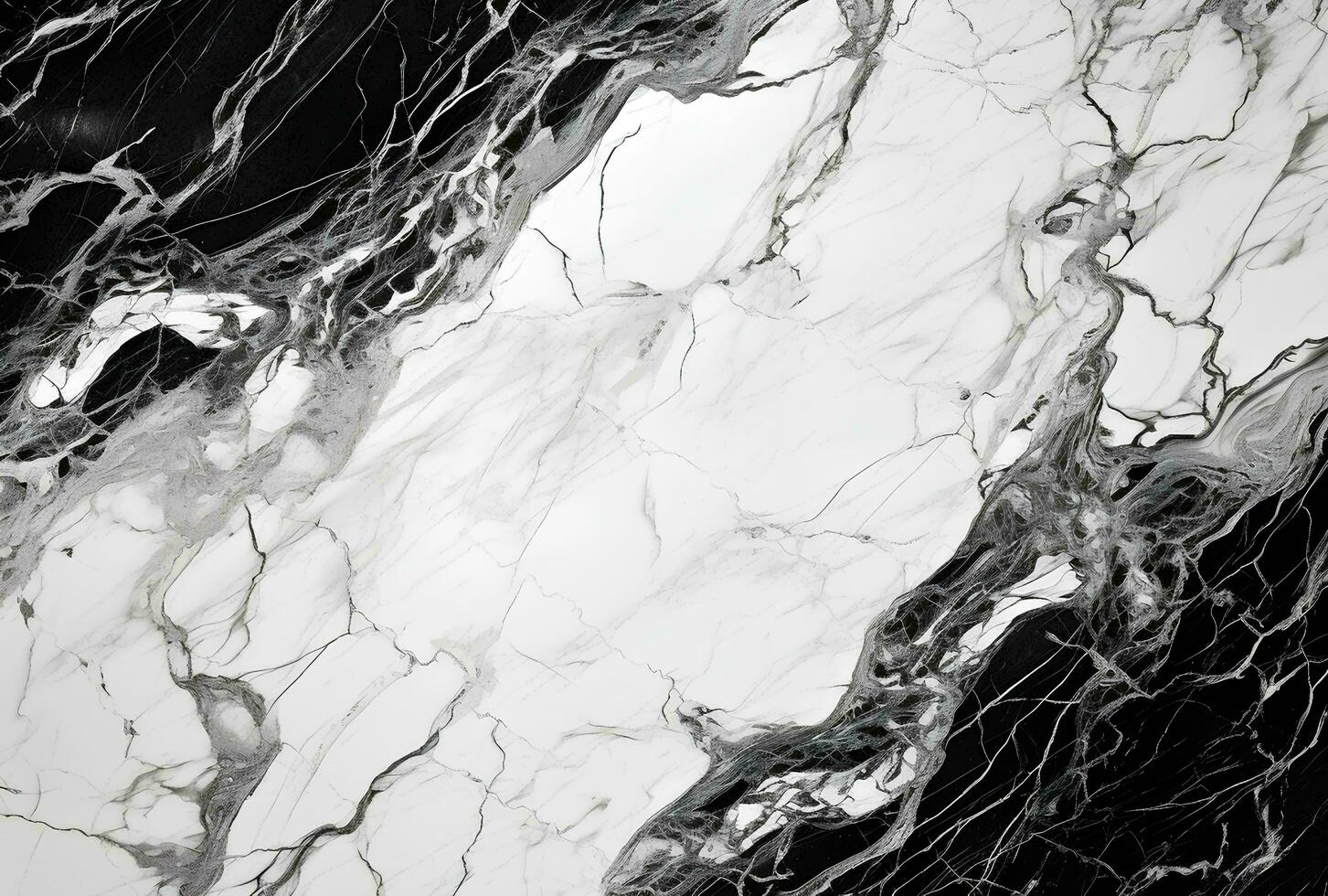 AI generated Marbled white abstract background. Liquid marble ink pattern. abstract white paint mixing in water photo