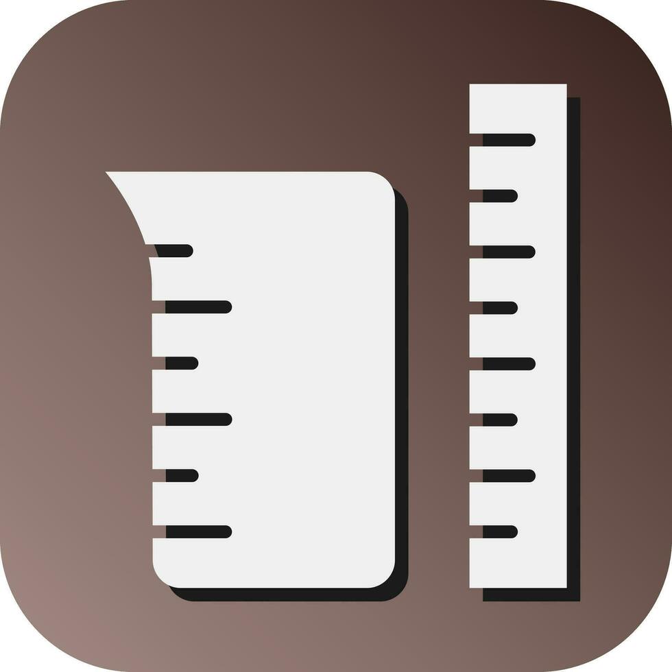 Measuring Utensils Vector Glyph Gradient Background Icon For Personal And Commercial Use.