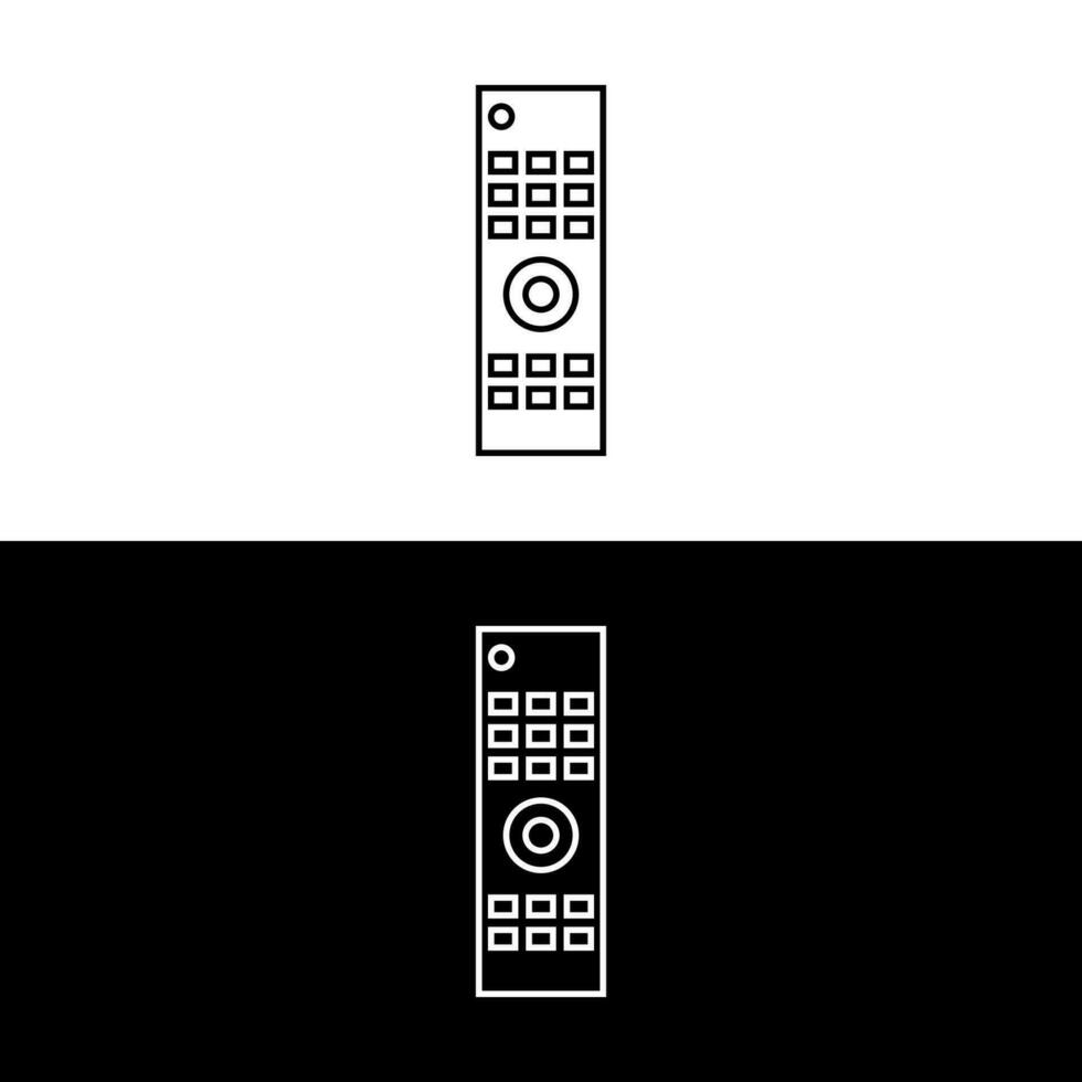 Remote icon. Thin linear remote outline icon isolated on white background. Line vector sign, symbol for web and mobile