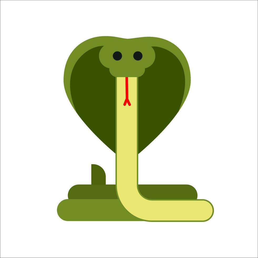 Snake icon. Cobra vector illustration.