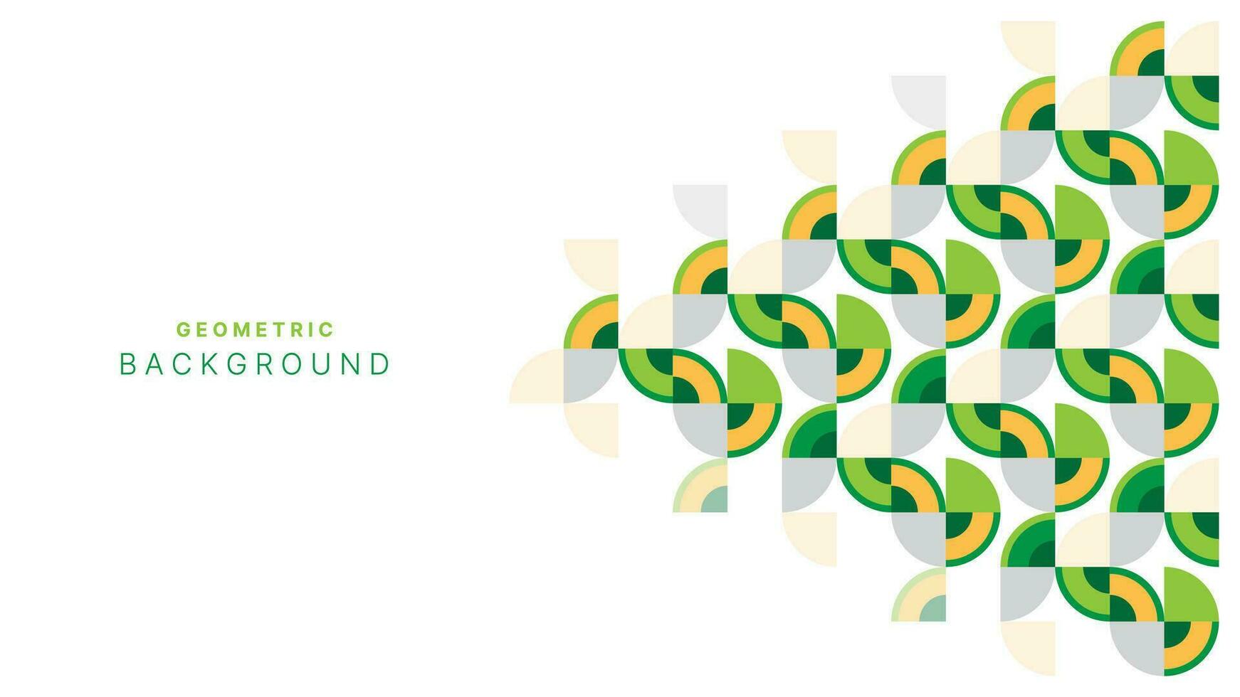 Simple shape colorful geometric background vector