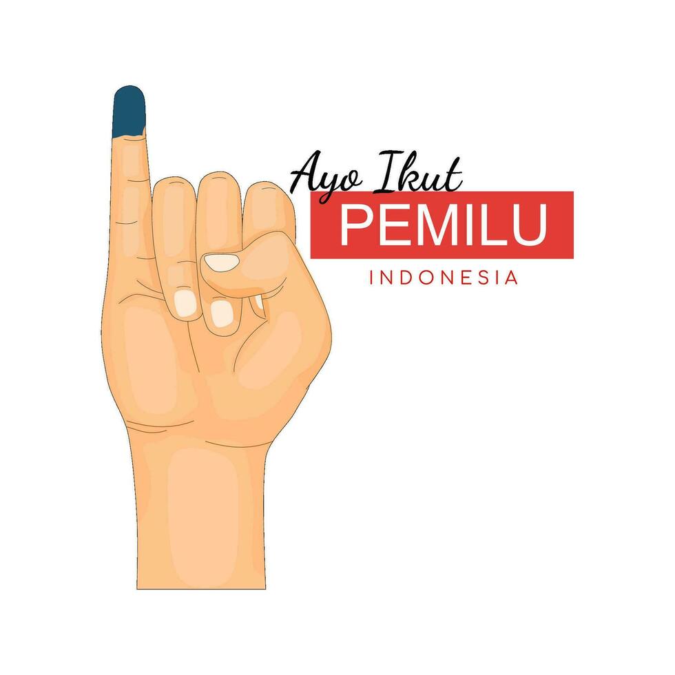 Let's participate in the vector election with the finger drawing.