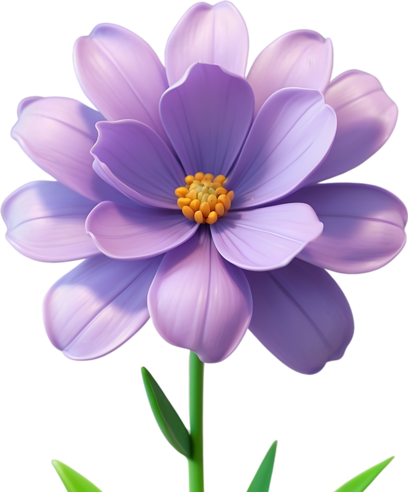 ai généré violet lavande fleur transparent Contexte png