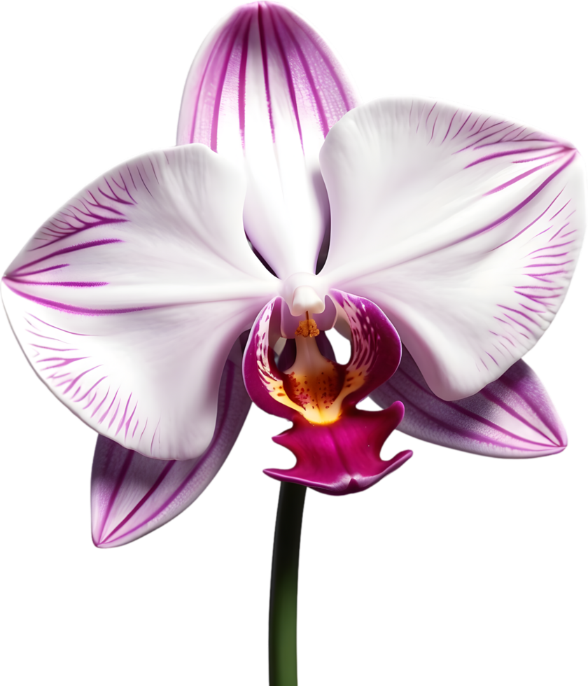 ai genererad orkide blomma ClipArt png