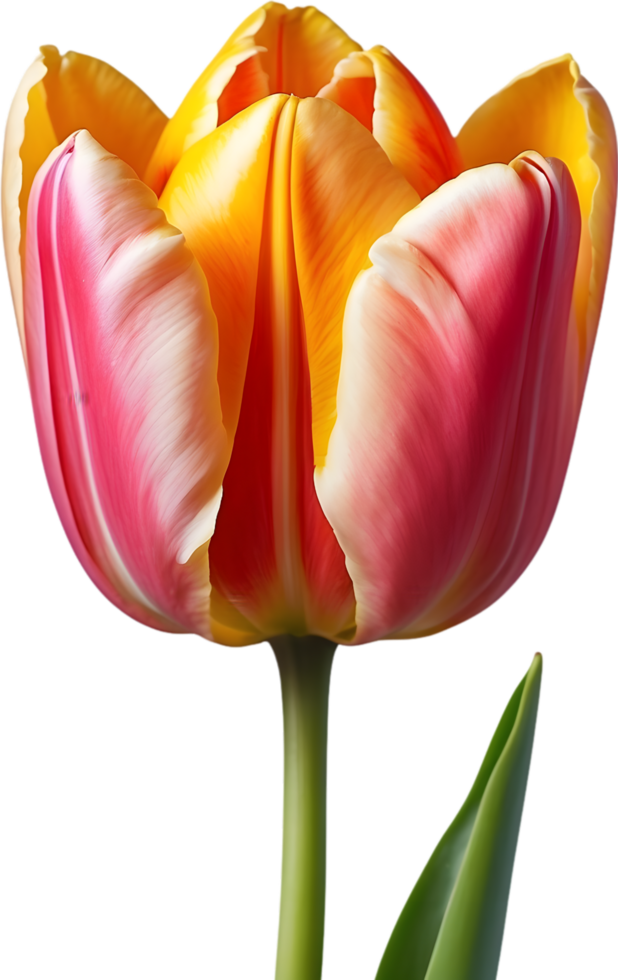 ai generado un tulipán flor png