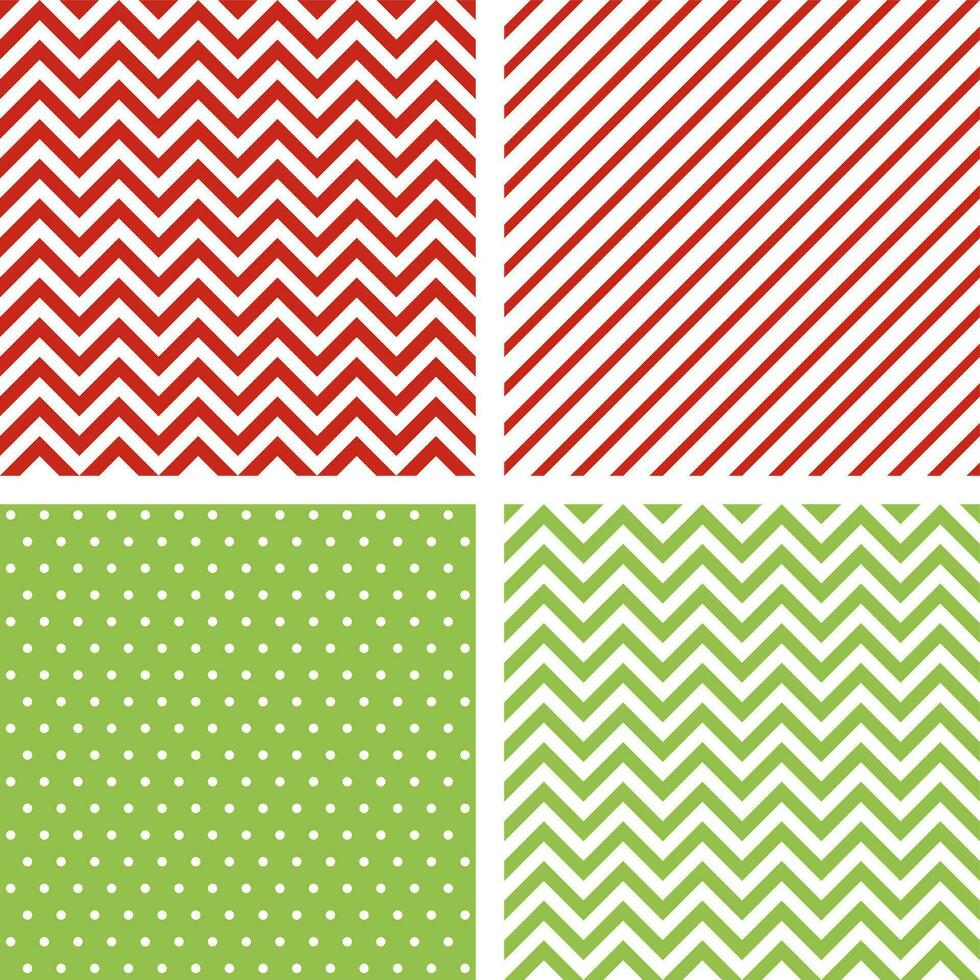 Christmas seamless patterns. Minimal backgrounds vector