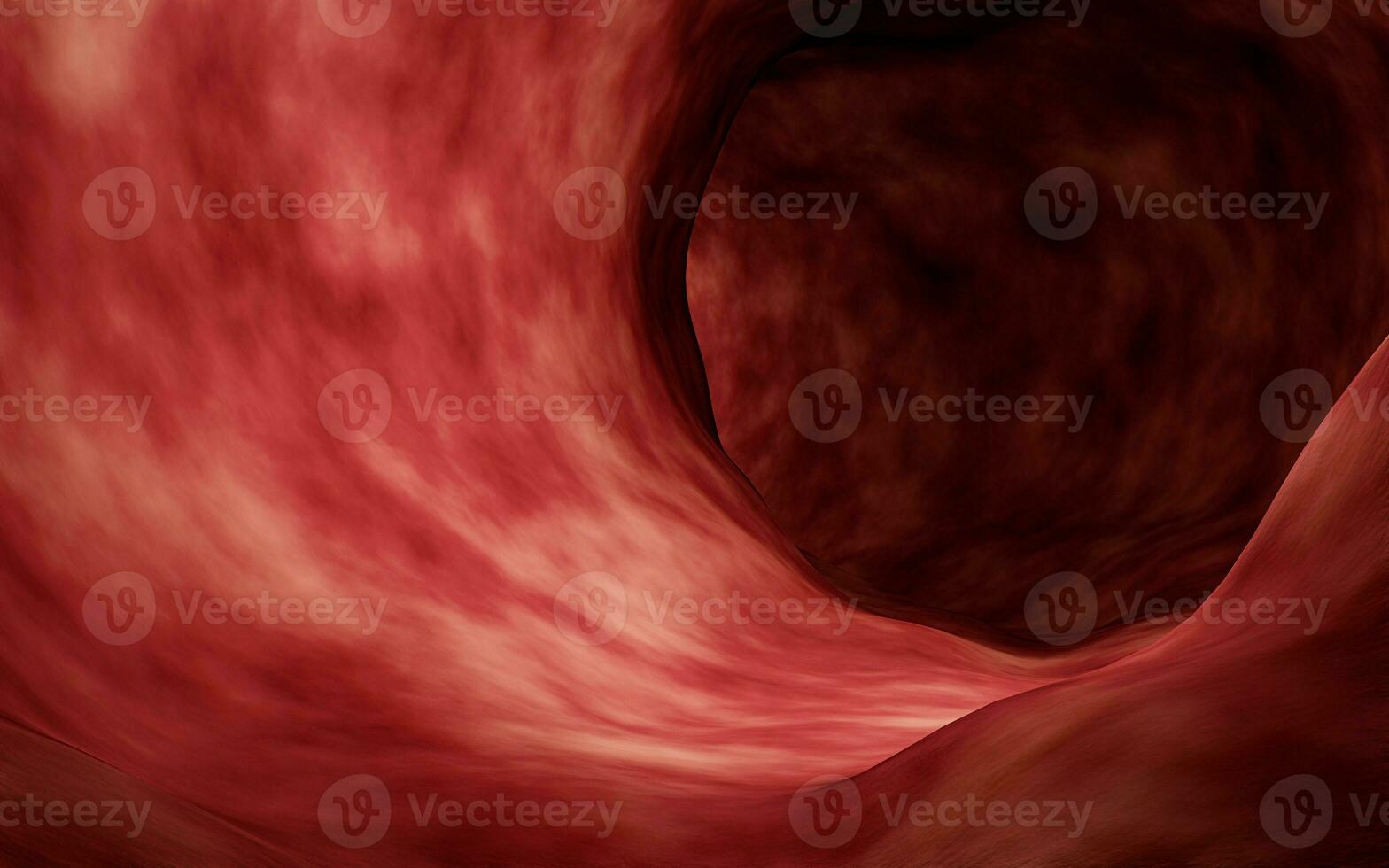 Concept Internal Veins in human or animal body. Internal Veins without Blood Cells in a Vein. Image in medical concept. 3d rendering photo