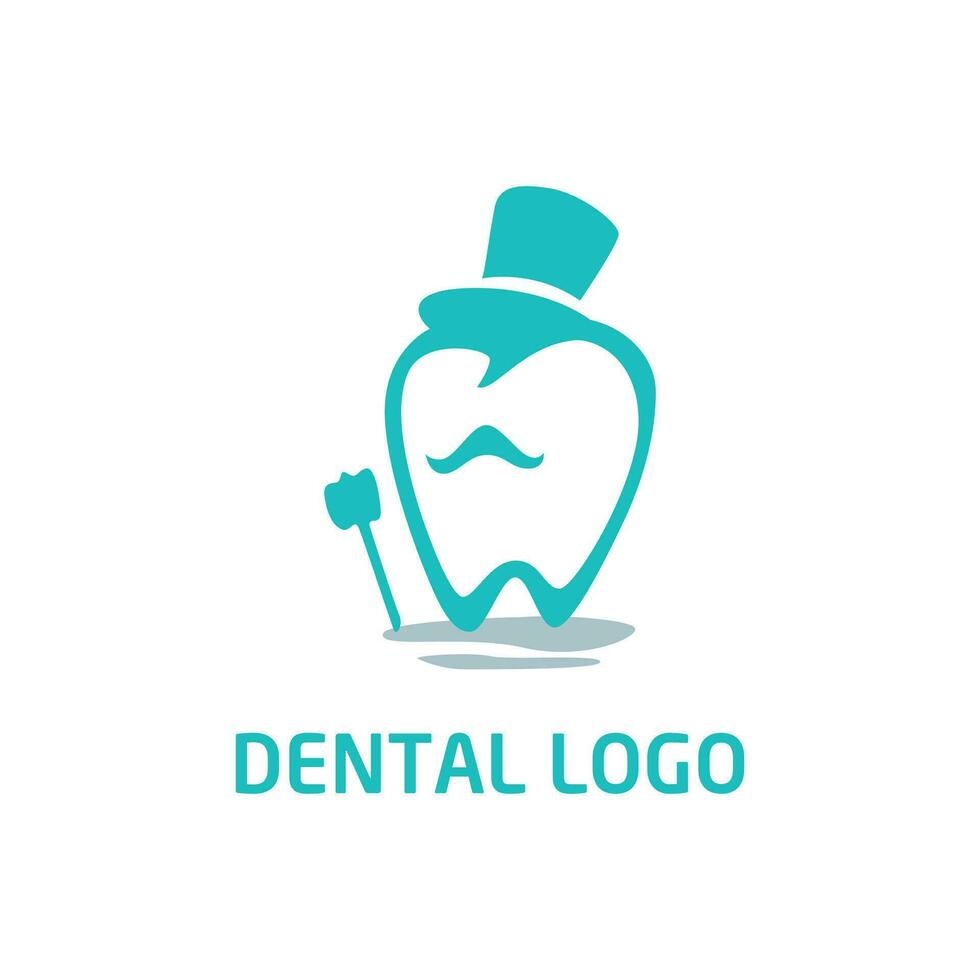 dental clínica logo, dentista logo, diente resumen logo diseño vector modelo