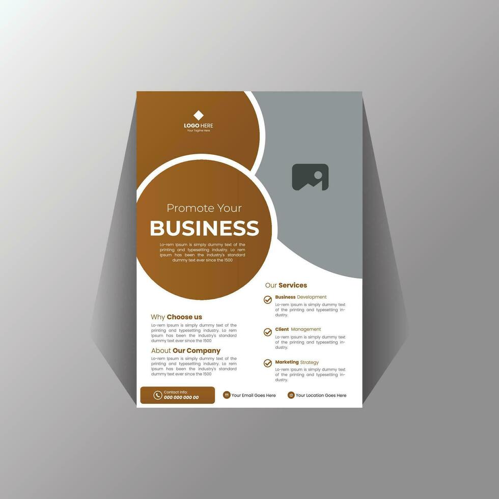 Creative Business Flyer Template Free Vector