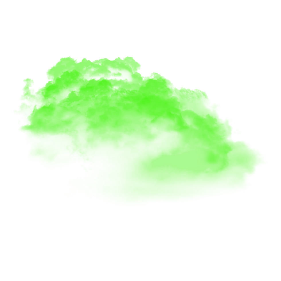 Abstract Realistic Green Fog png