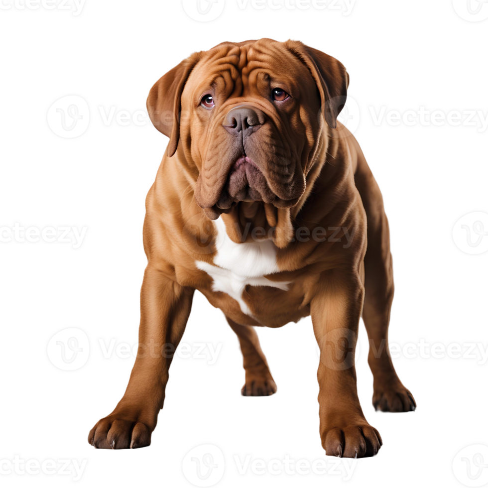 AI generated Happy Dogue de Bordeaux png