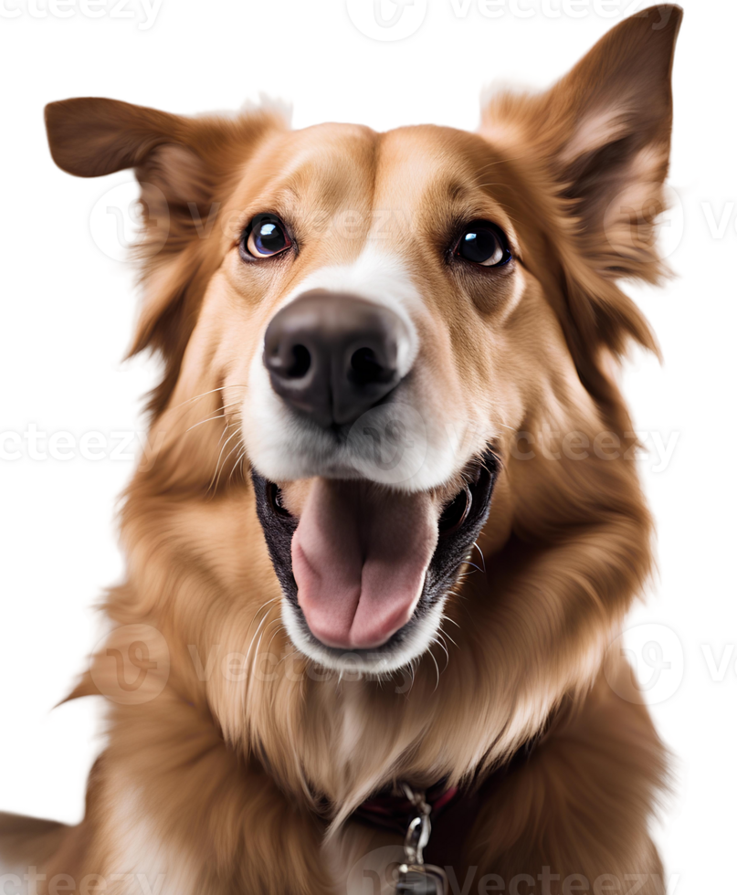 AI generated Happy Dog Strike a Pose png