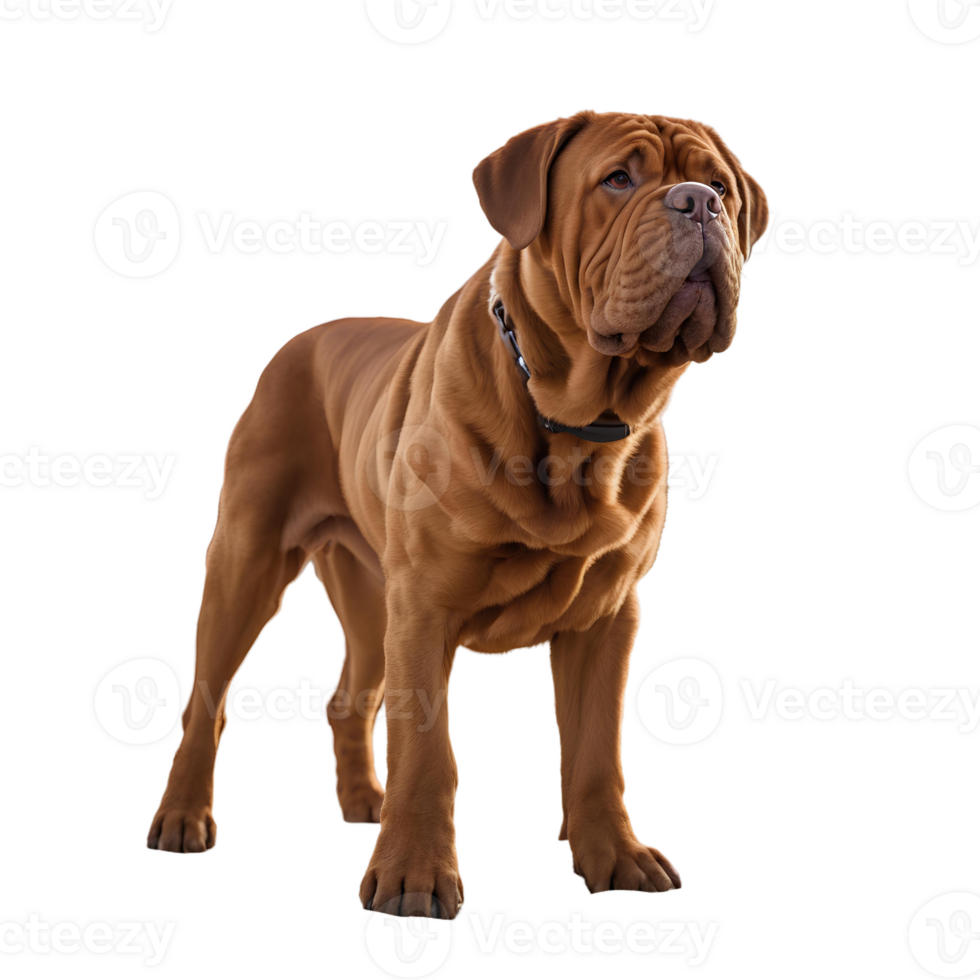 AI generated Happy Dogue de Bordeaux png