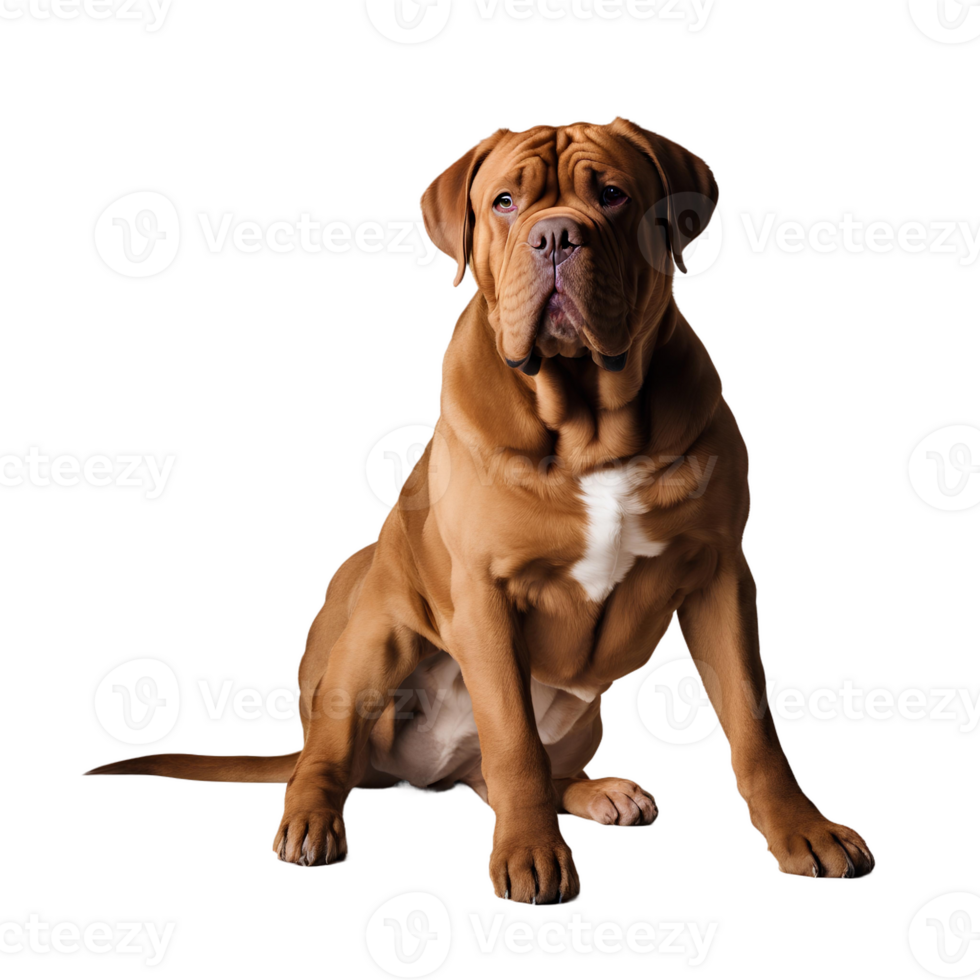 AI generated Happy Dogue de Bordeaux png