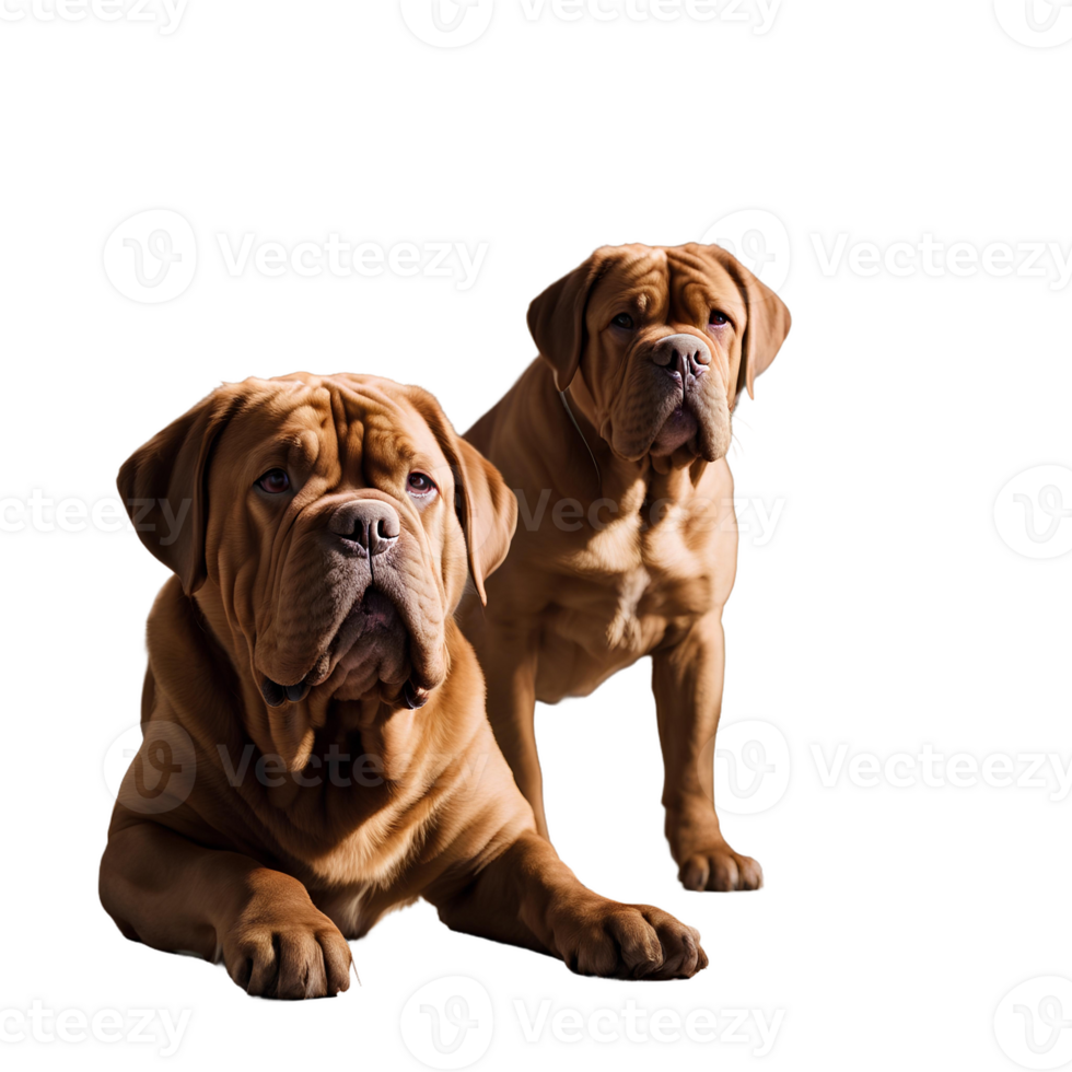 AI generated Happy Dogue de Bordeaux png