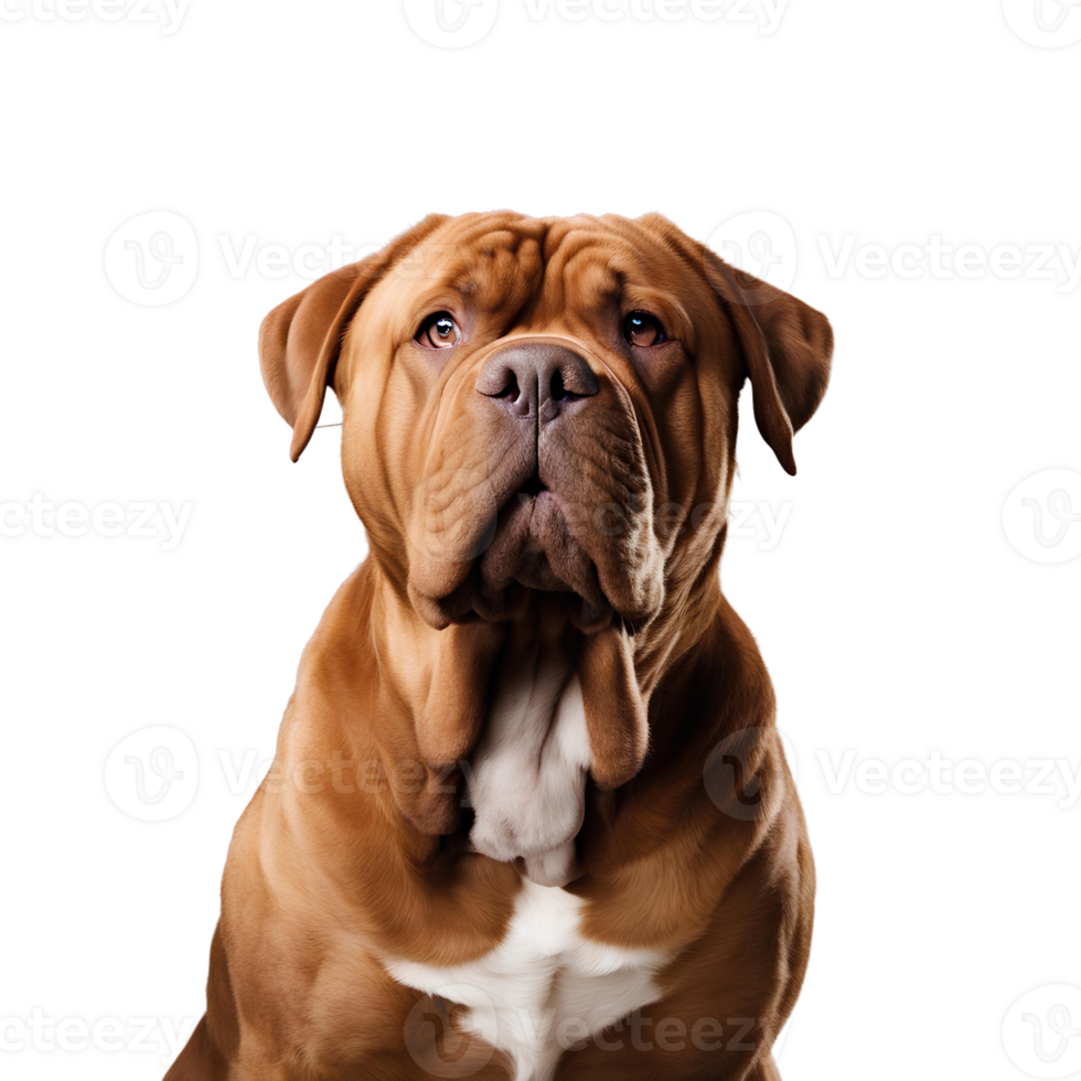 AI generated Happy Dogue de Bordeaux png
