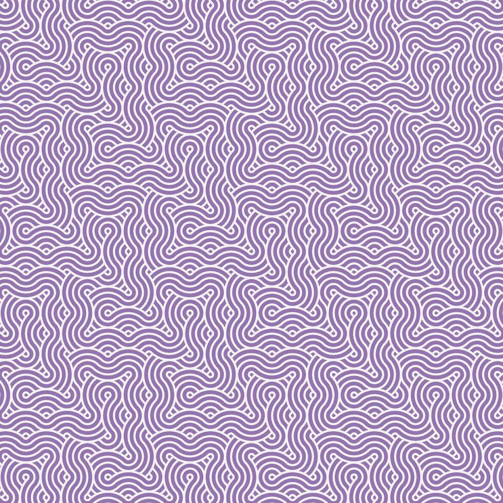 resumen geométrico púrpura japonés superposición círculos líneas y olas modelo vector