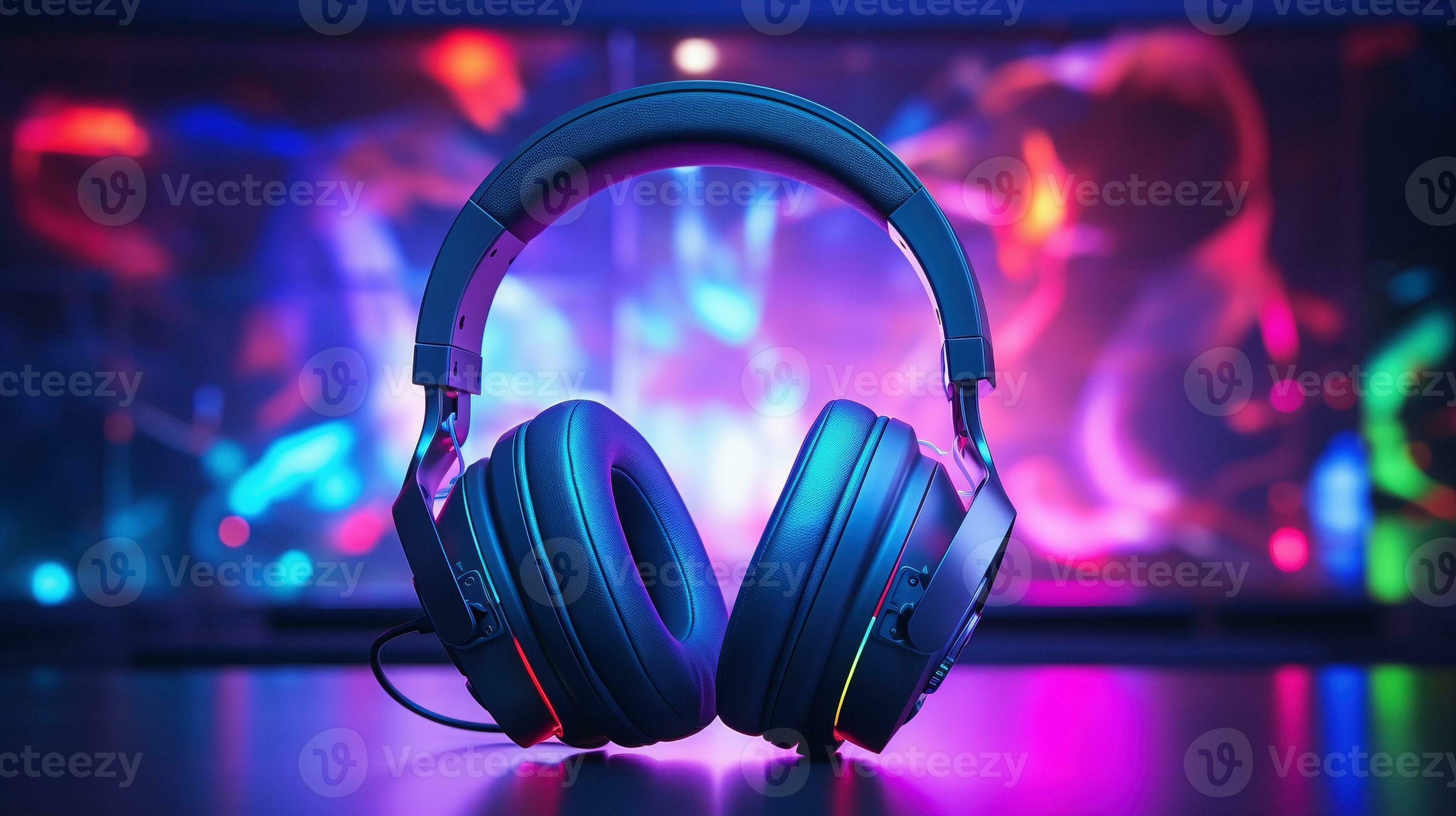 AI generated Listening audio equipment ai generated headphones template ... Circuit Diagram