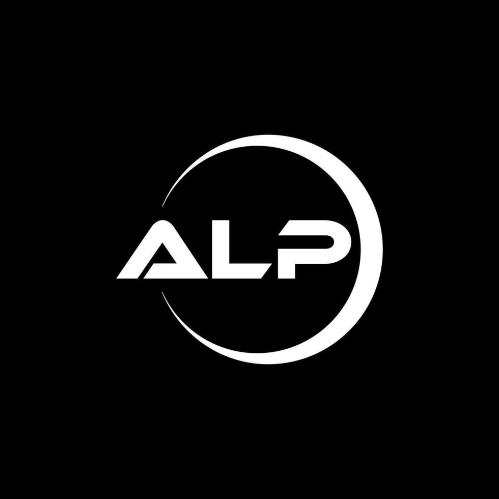 ALP Letter Logo Design, Inspiration for a Unique Identity. Modern Elegance and Creative Design. Watermark Your Success with the Striking this Logo. vector