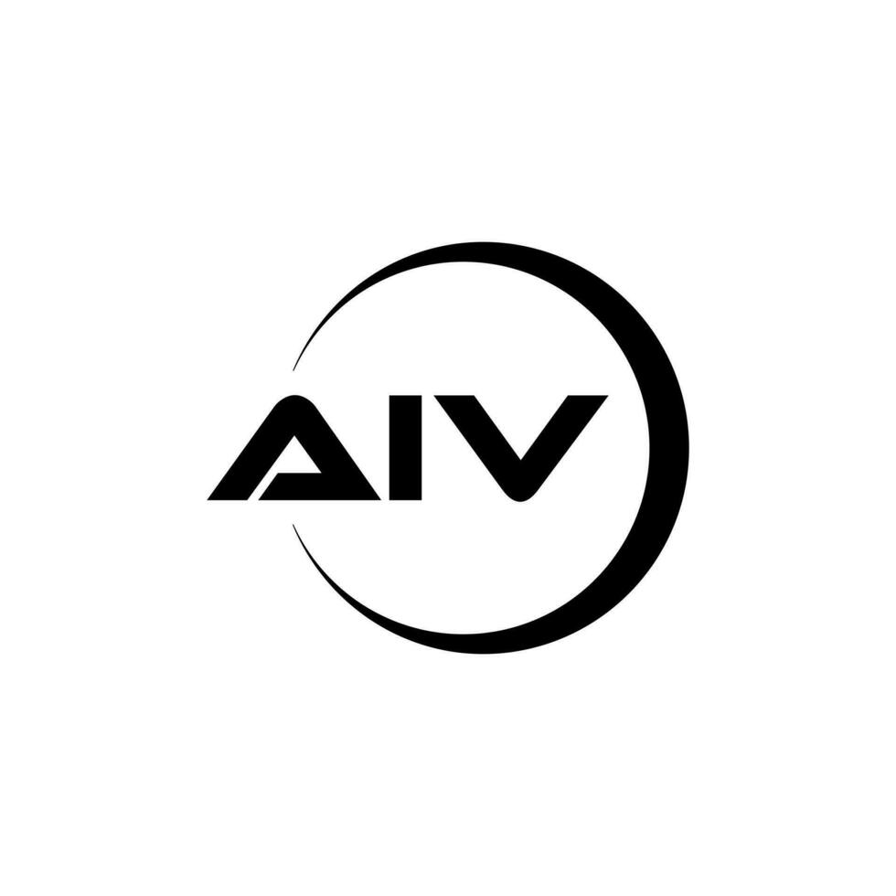 AIV Letter Logo Design, Inspiration for a Unique Identity. Modern Elegance and Creative Design. Watermark Your Success with the Striking this Logo. vector