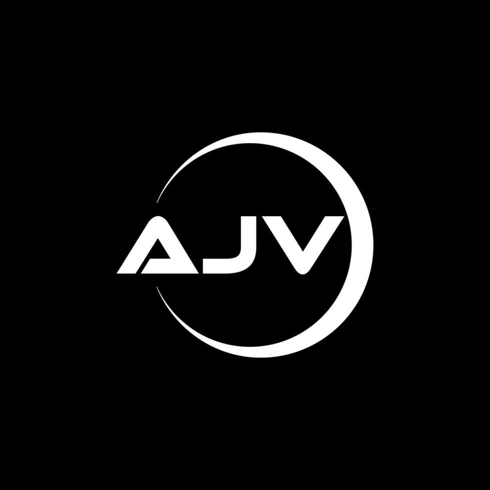 AJV Letter Logo Design, Inspiration for a Unique Identity. Modern Elegance and Creative Design. Watermark Your Success with the Striking this Logo. vector