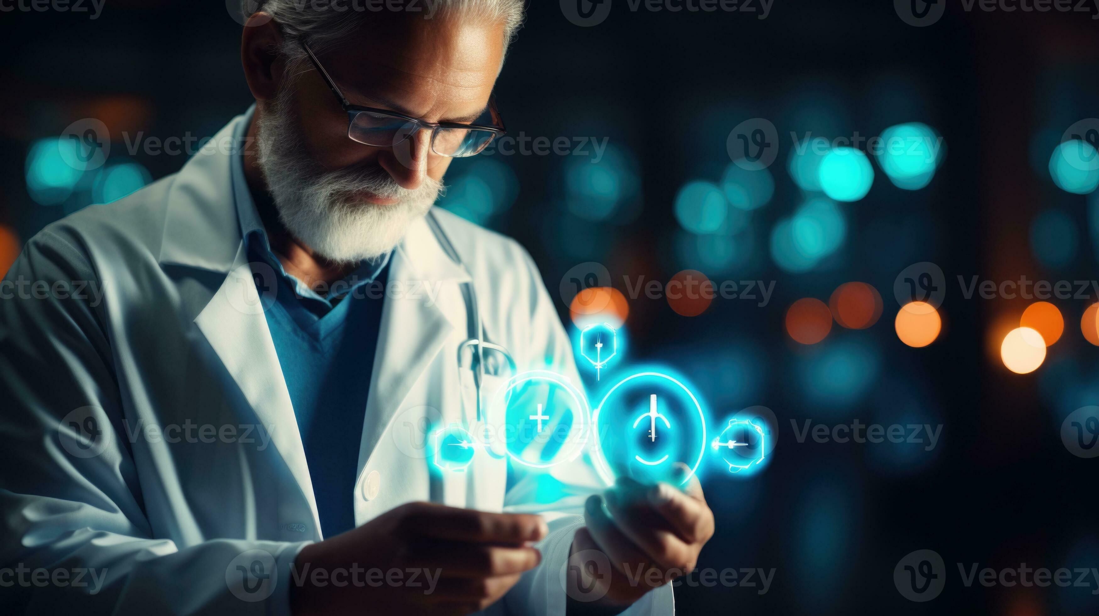AI generated Realistic Digital Healthcare Image Doctor or Nurse ... Circuit Diagram