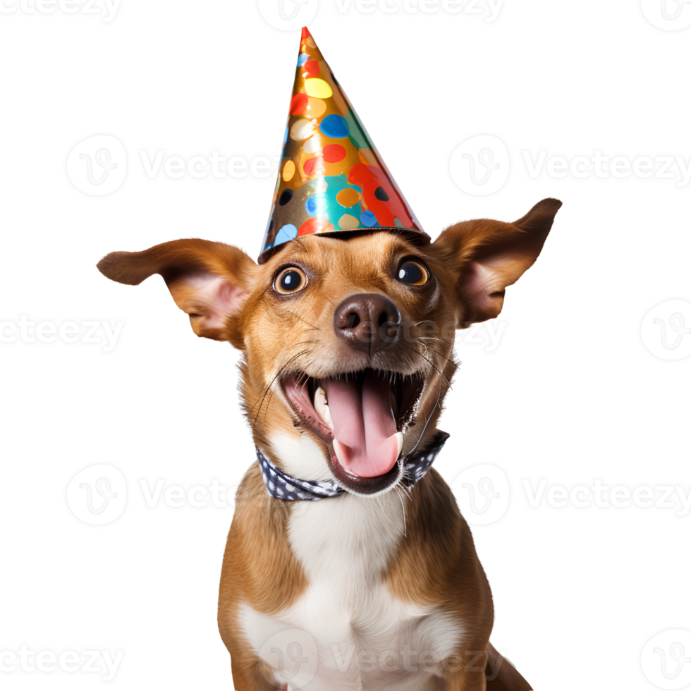 AI generated Cute and happy dog on transparent background PNG, easy to use. png