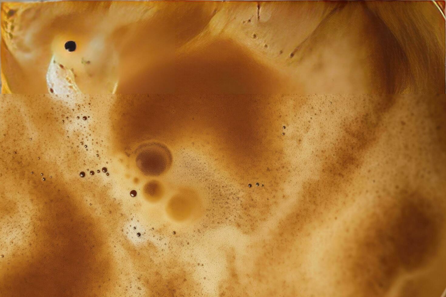 AI generated Coffee foam texture. AI Generated photo