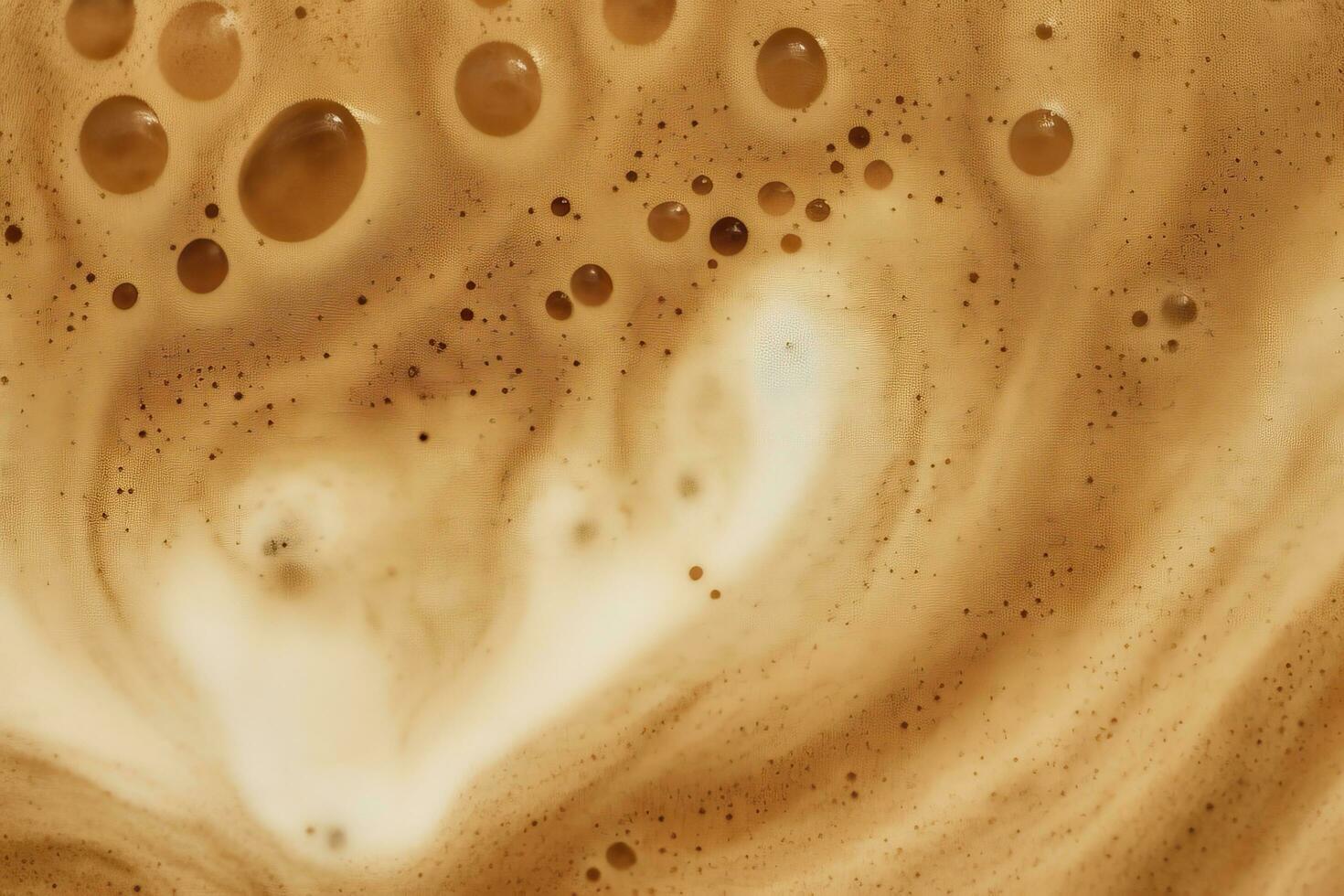 AI generated Coffee foam texture. AI Generated photo