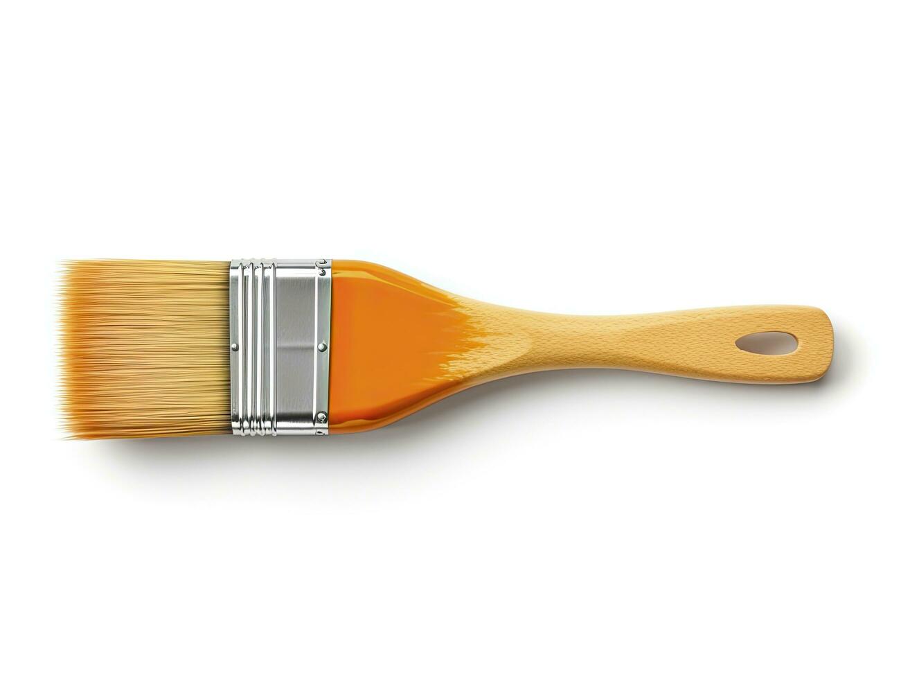 AI generated Paintbrush isolated white background. AI Generated photo