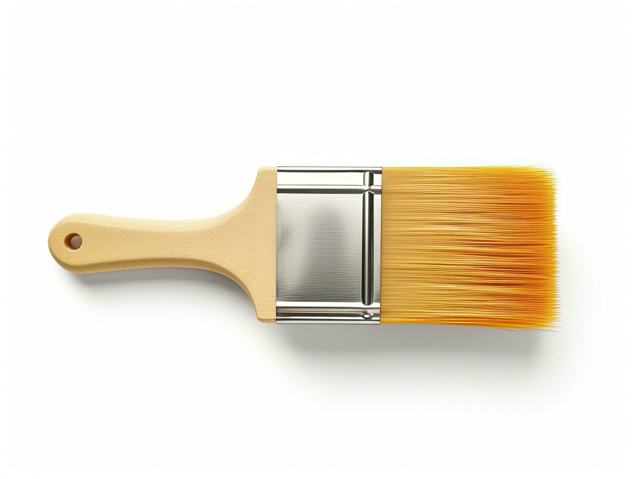 AI generated Paintbrush isolated white background. AI Generated photo