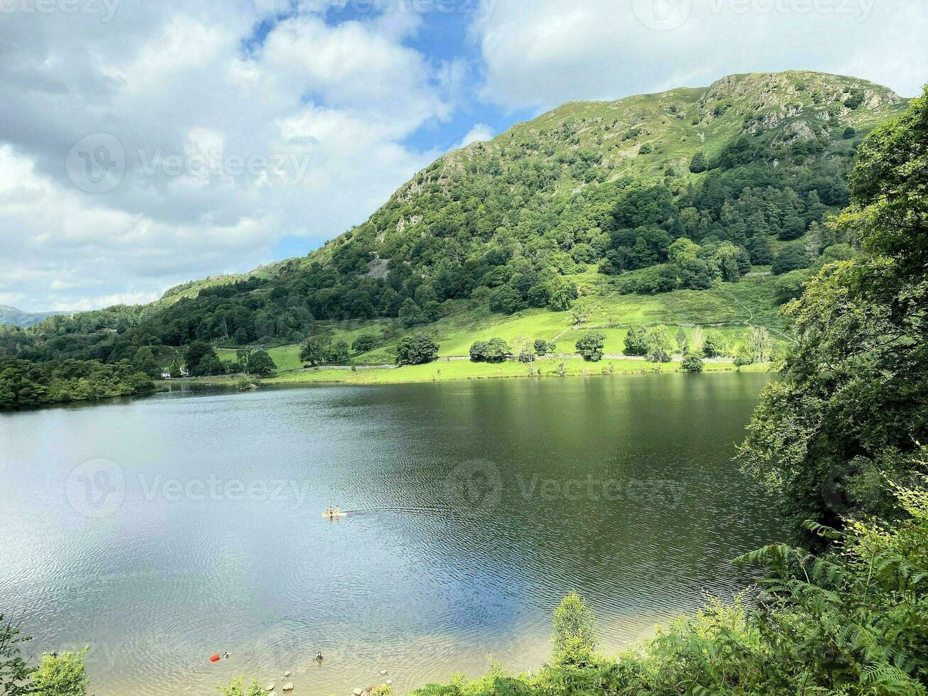 A view of the Lake District at Rydal Water photo