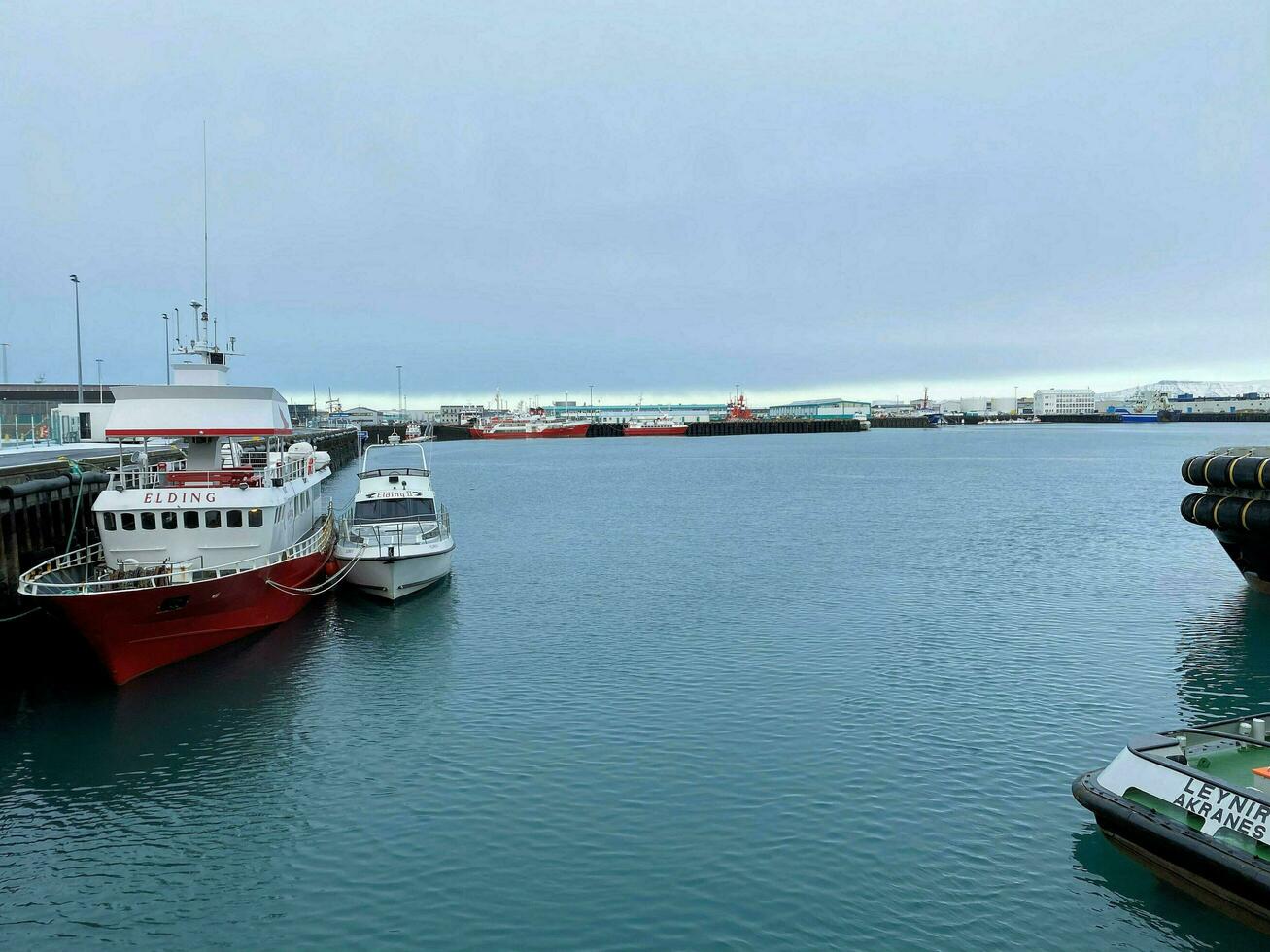 A view of Reykjavik Harbour photo