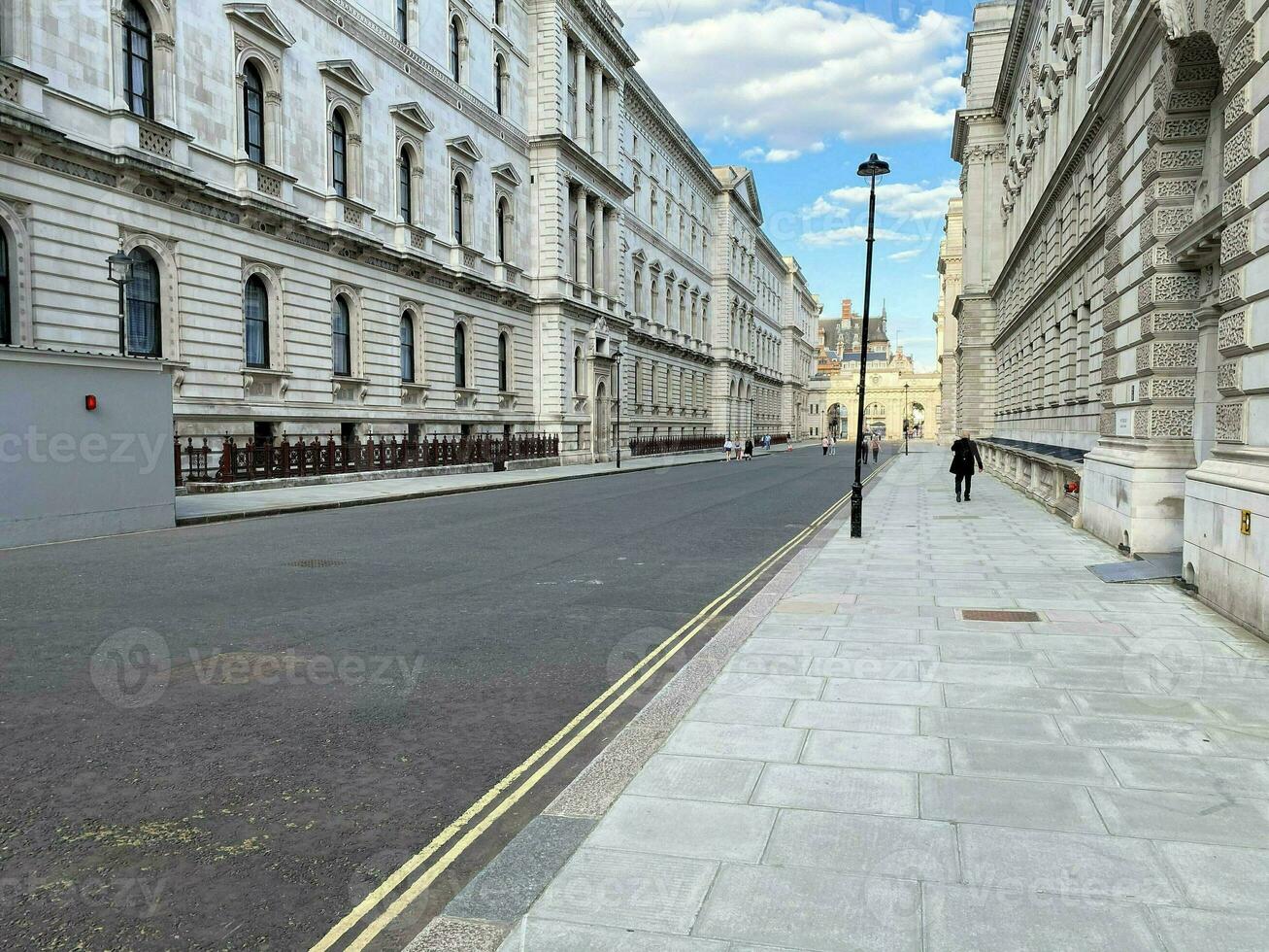 A view of Whitehall in London photo