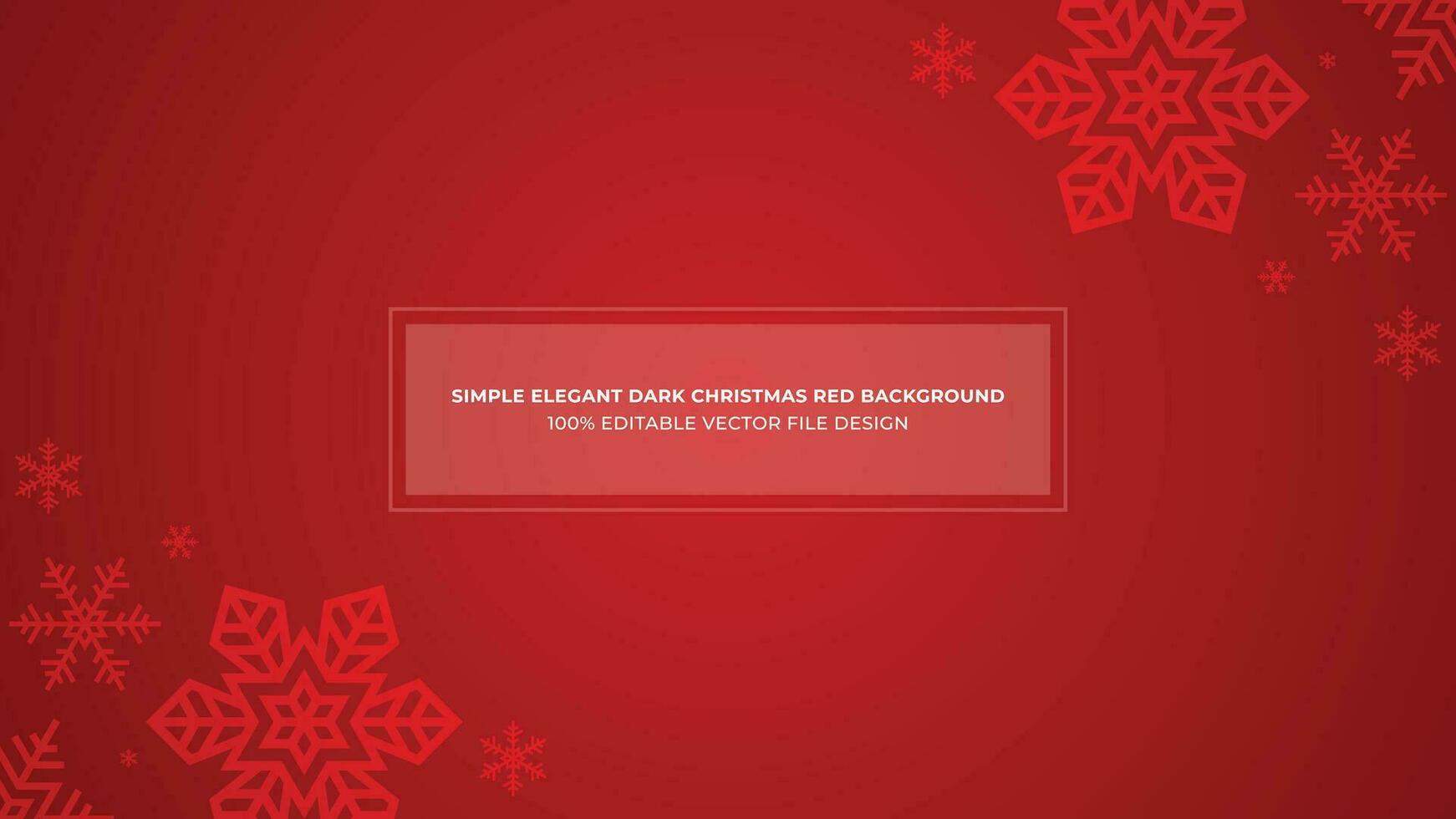 Simple Elegant Dark Christmas Red Background vector