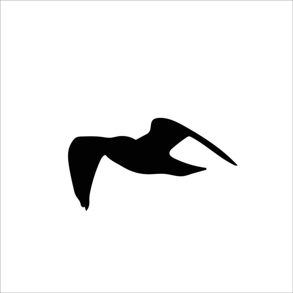 Bird silhouette stock vector illustration