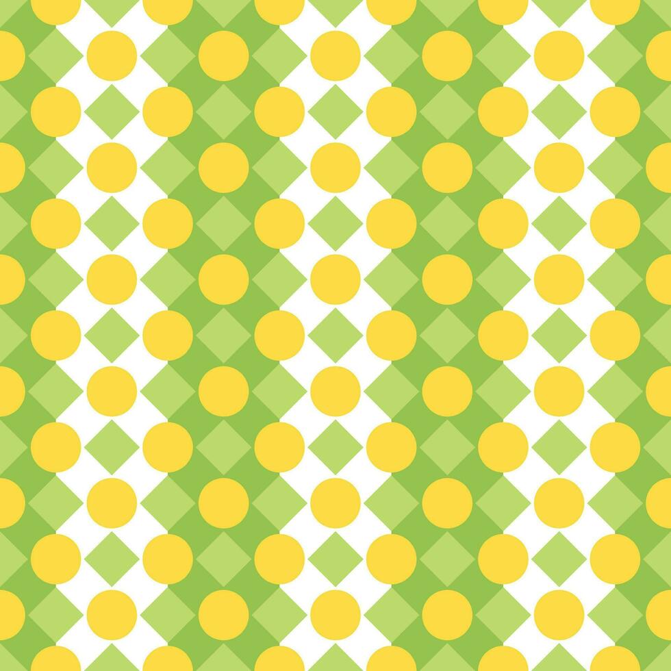 Cheerful Rows of Shapes Pattern vector