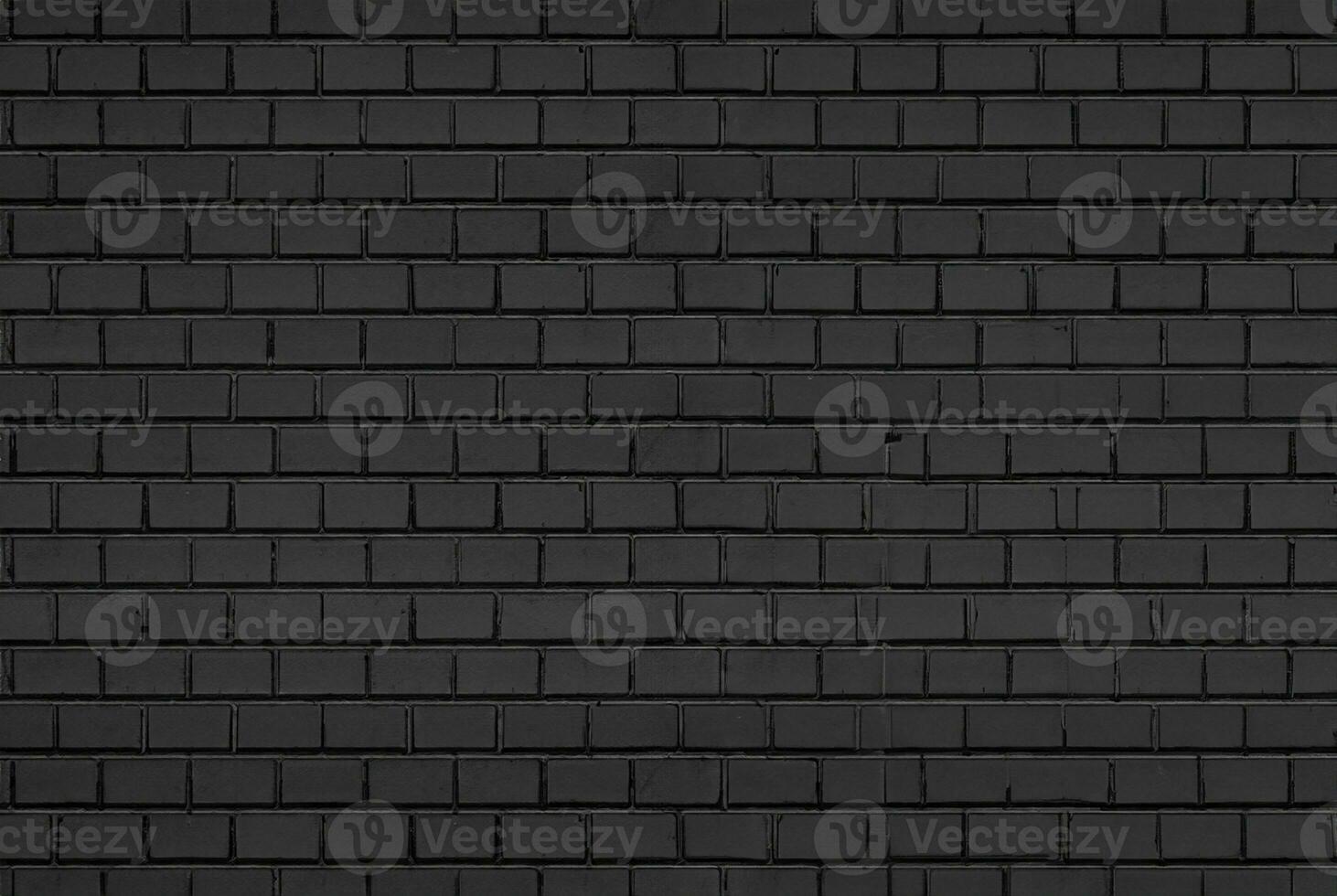 Abstract black brick wall pattern background and black backdrop, Blank copy space. photo