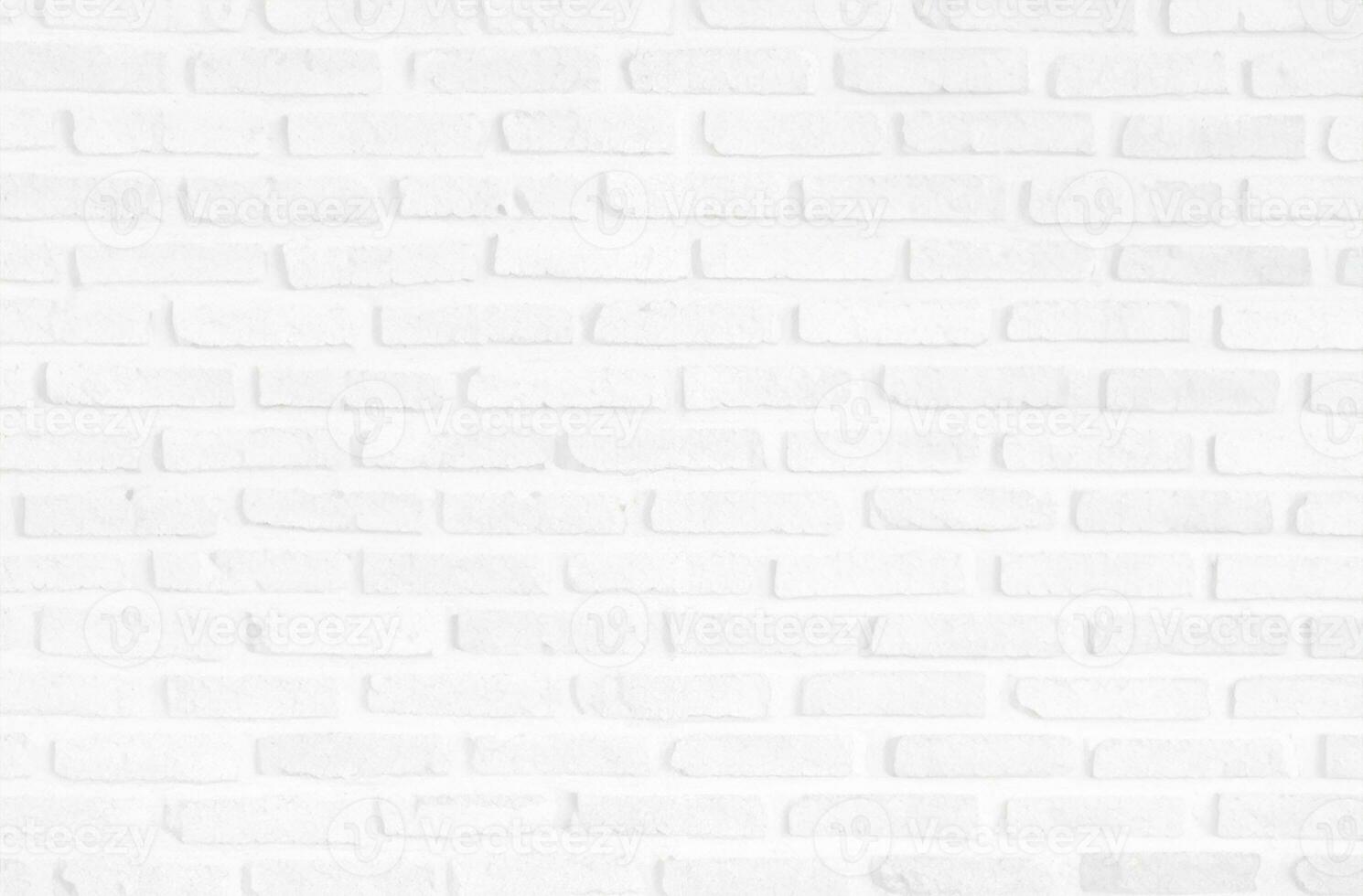 Modern white vintage brick wall texture for background retro white  Washed Old Brick Wall Surface Grungy Shabby Background weathered texture stained old stucco light gray and paint white brick wall. photo